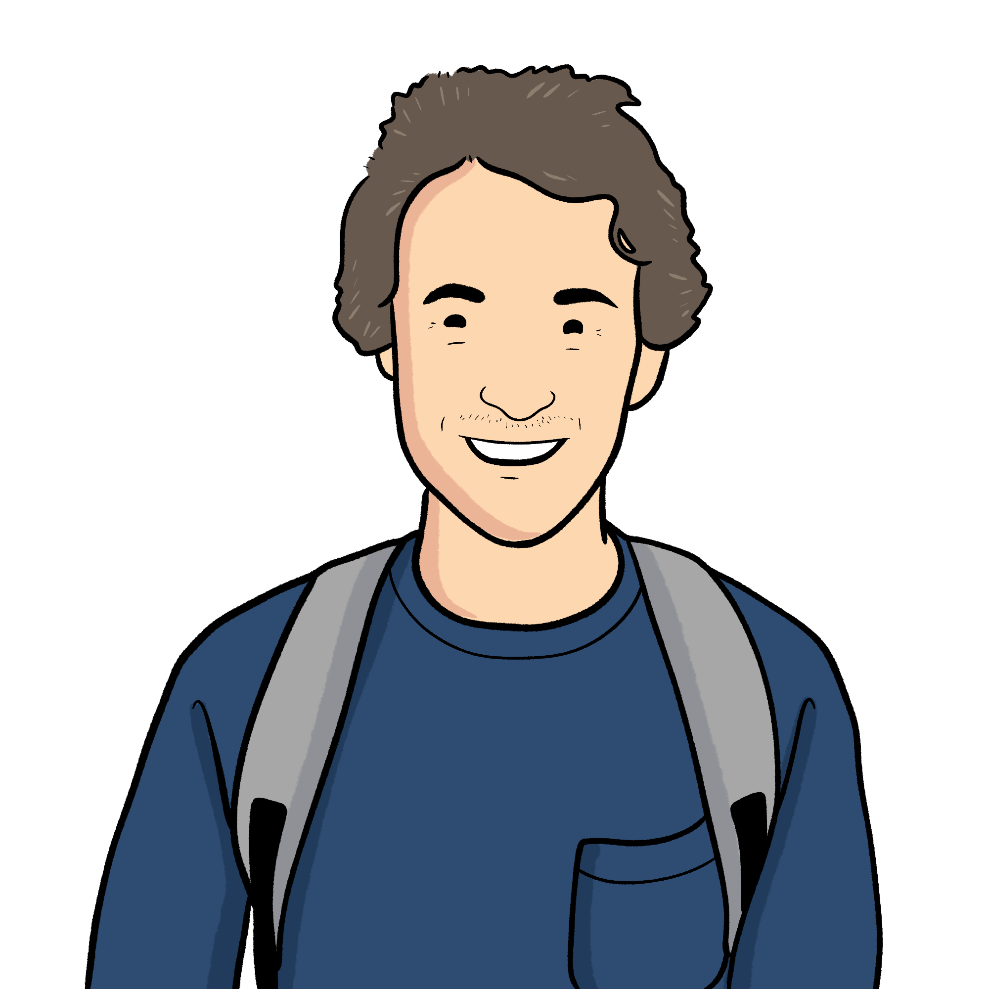 illustration of Allan Birkett