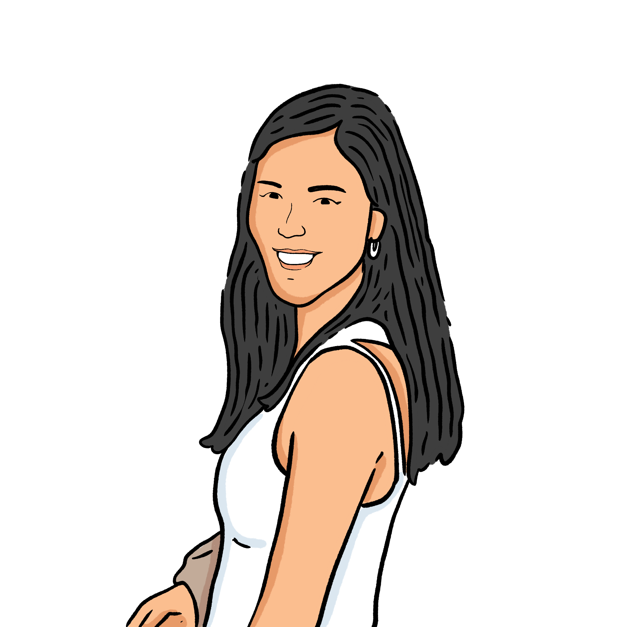 Illustration of Michelle Kamien at Goway