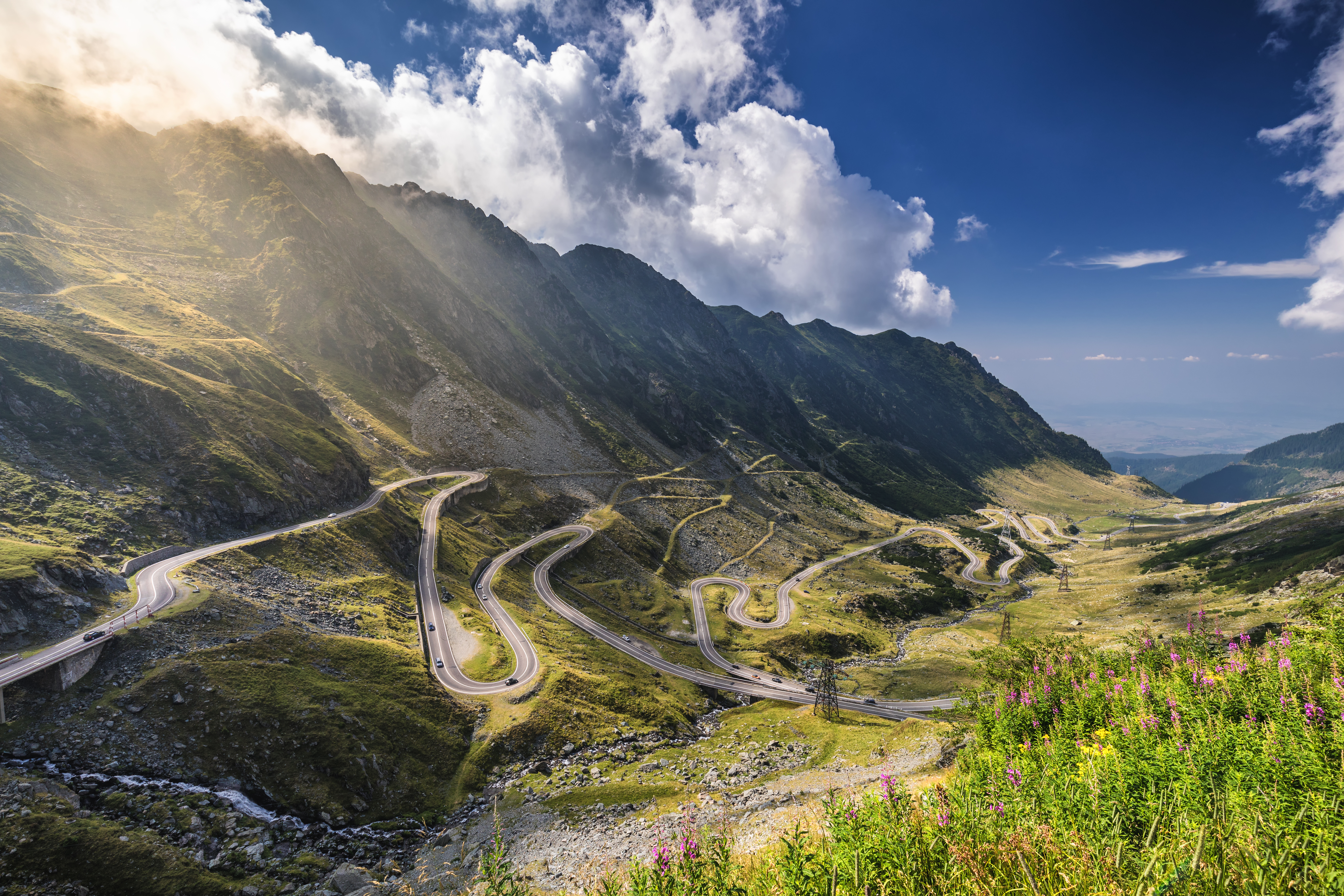 Transfagarasan highway, one of the most beautiful roads in the world, Europe, Romania