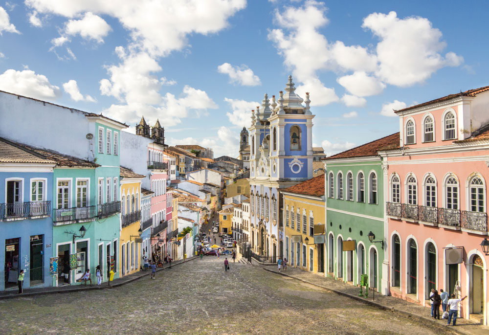 Pelourinho District in Salvador da Bahia, Brazil