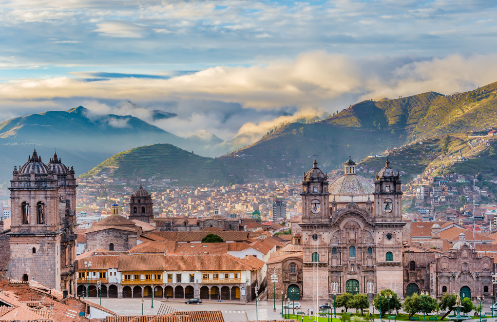 Plaza de armas, Cusco, City.