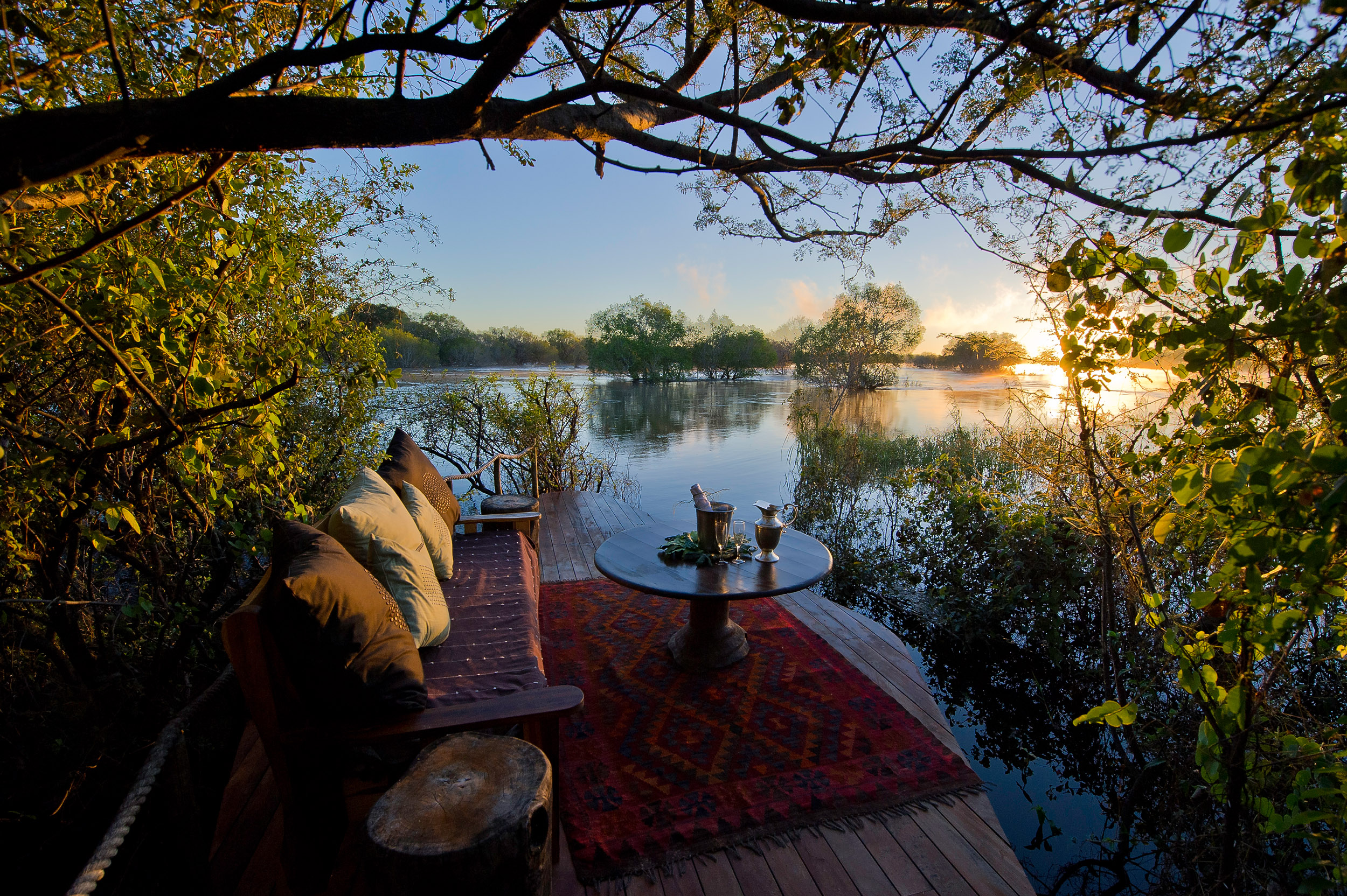 Some Natural views of Zamberi River, Enjoy Sunset at Zamberi river, Goway Travel
