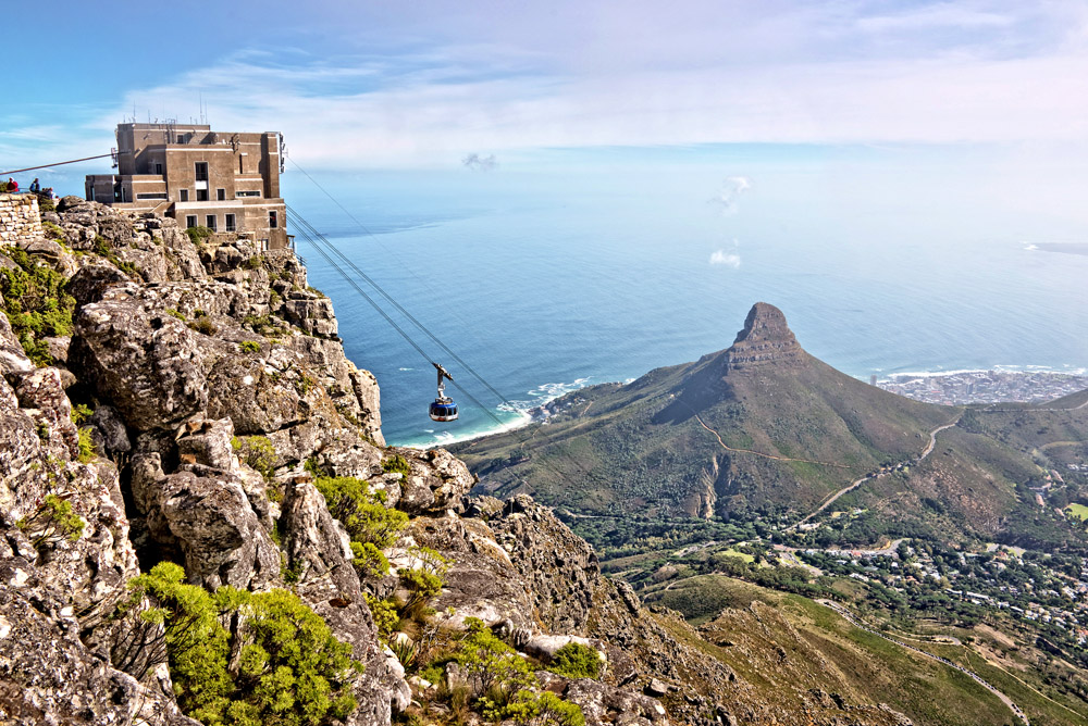 Scenic view from Table Mountain