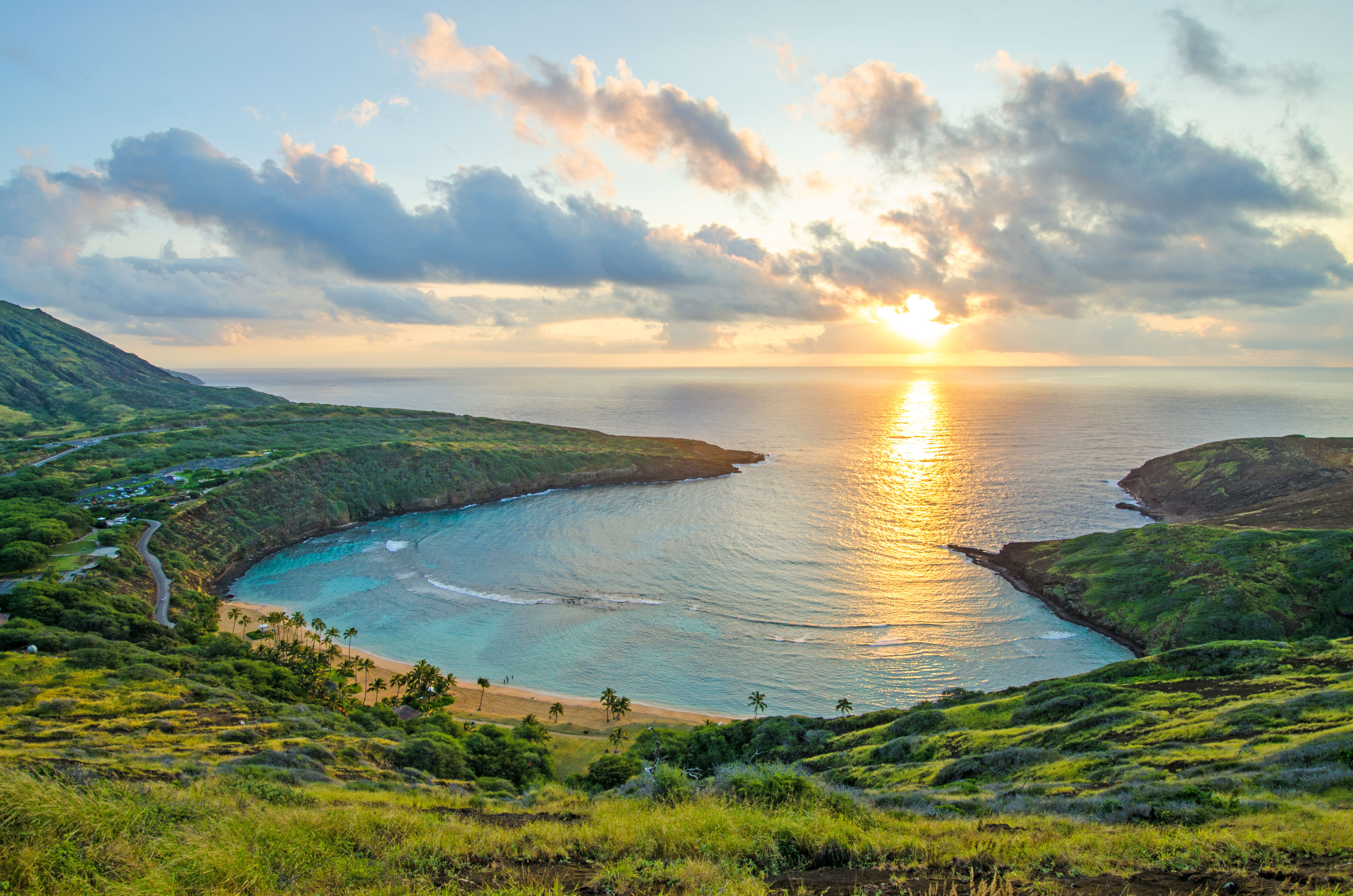 Morning sunrise in Hawaii