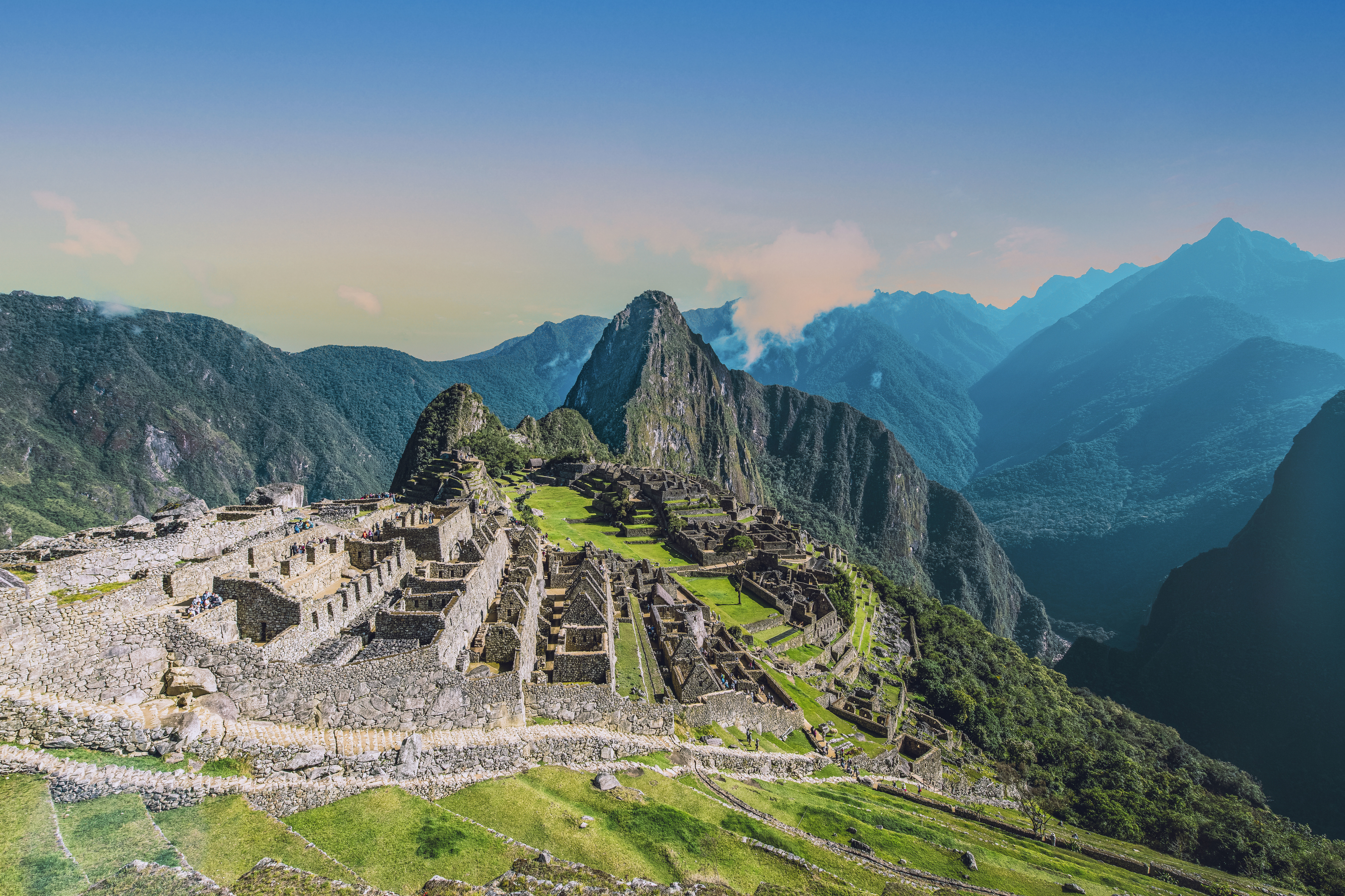 Machu Picchu, the city of the Inca Empire hidden high up in the Andean mountains.