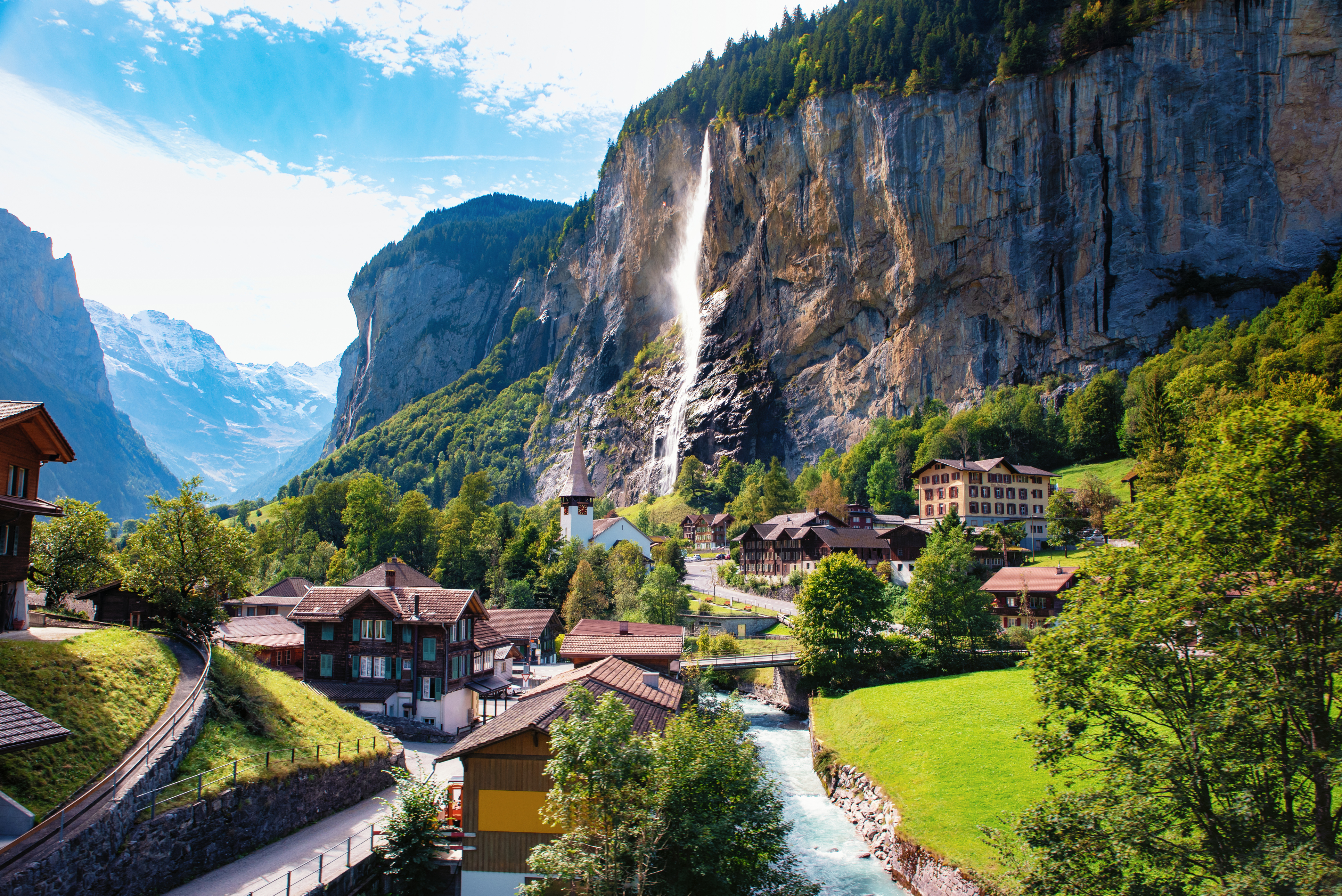 A Beautiful valley in Switzerland