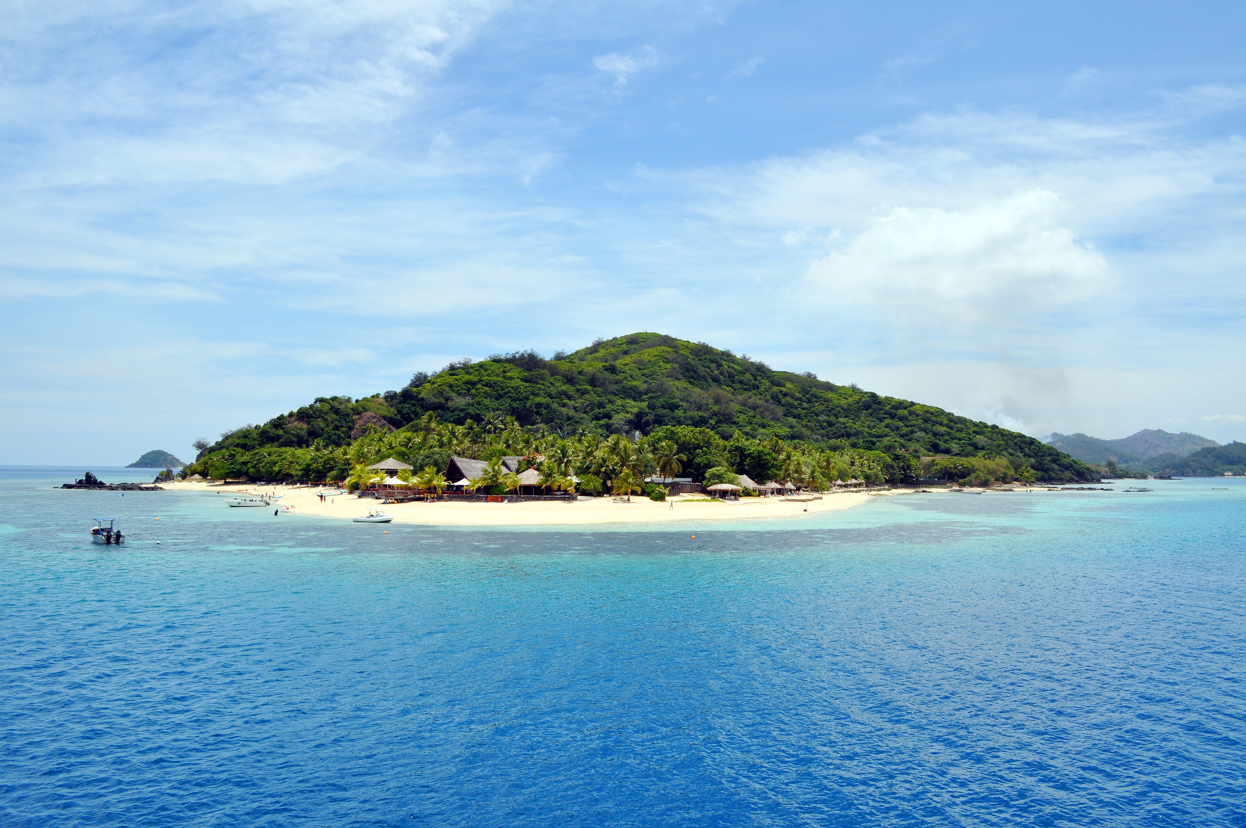 Castaway Island in Fiji.