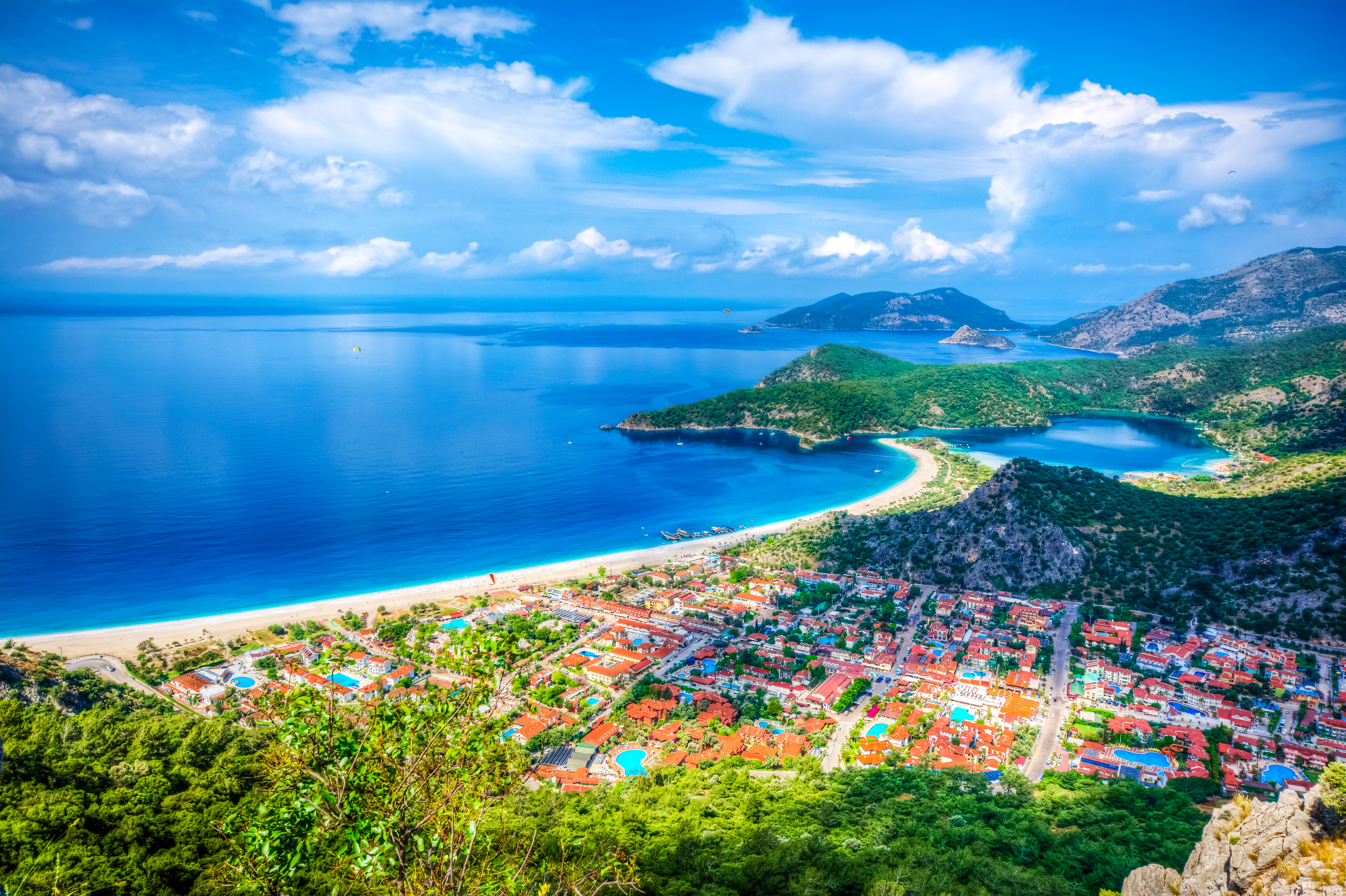 Oludeniz Bay view in Fethiye, Turkey