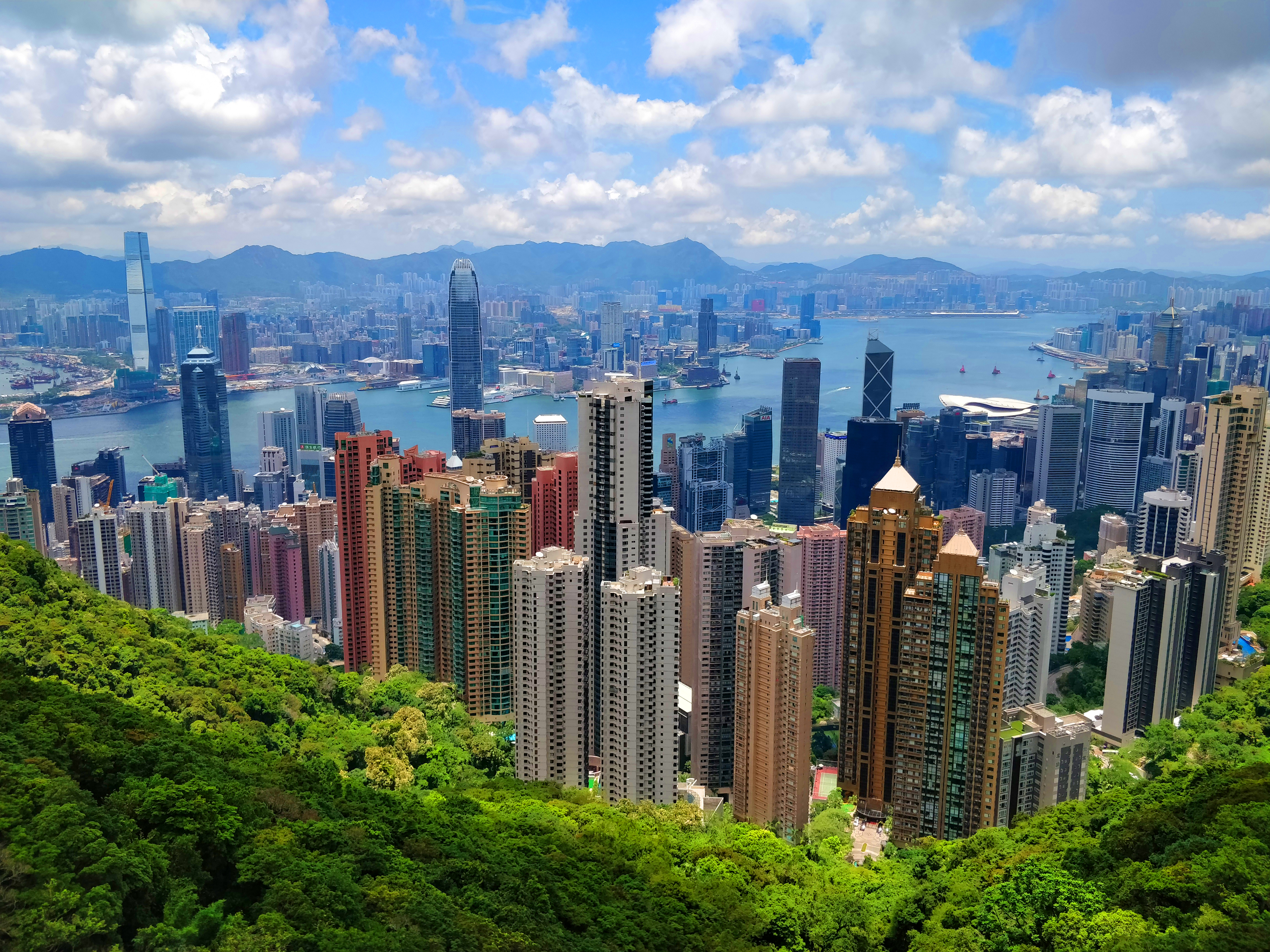Hong Kong skyline from Victoria Peak, Hong Kong