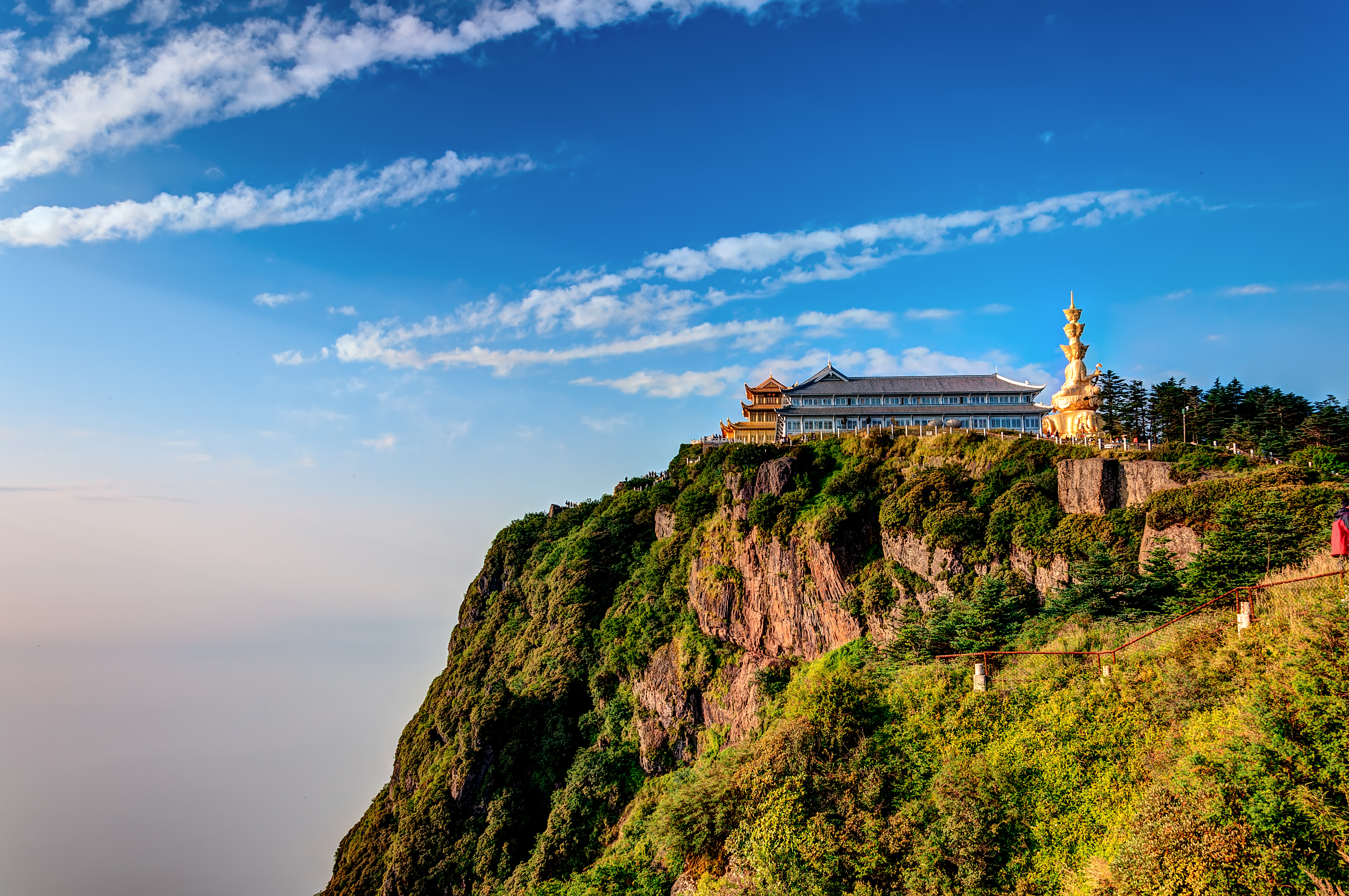 Golden Temple at Golden Summit, Mount Emei (Emeishan), China