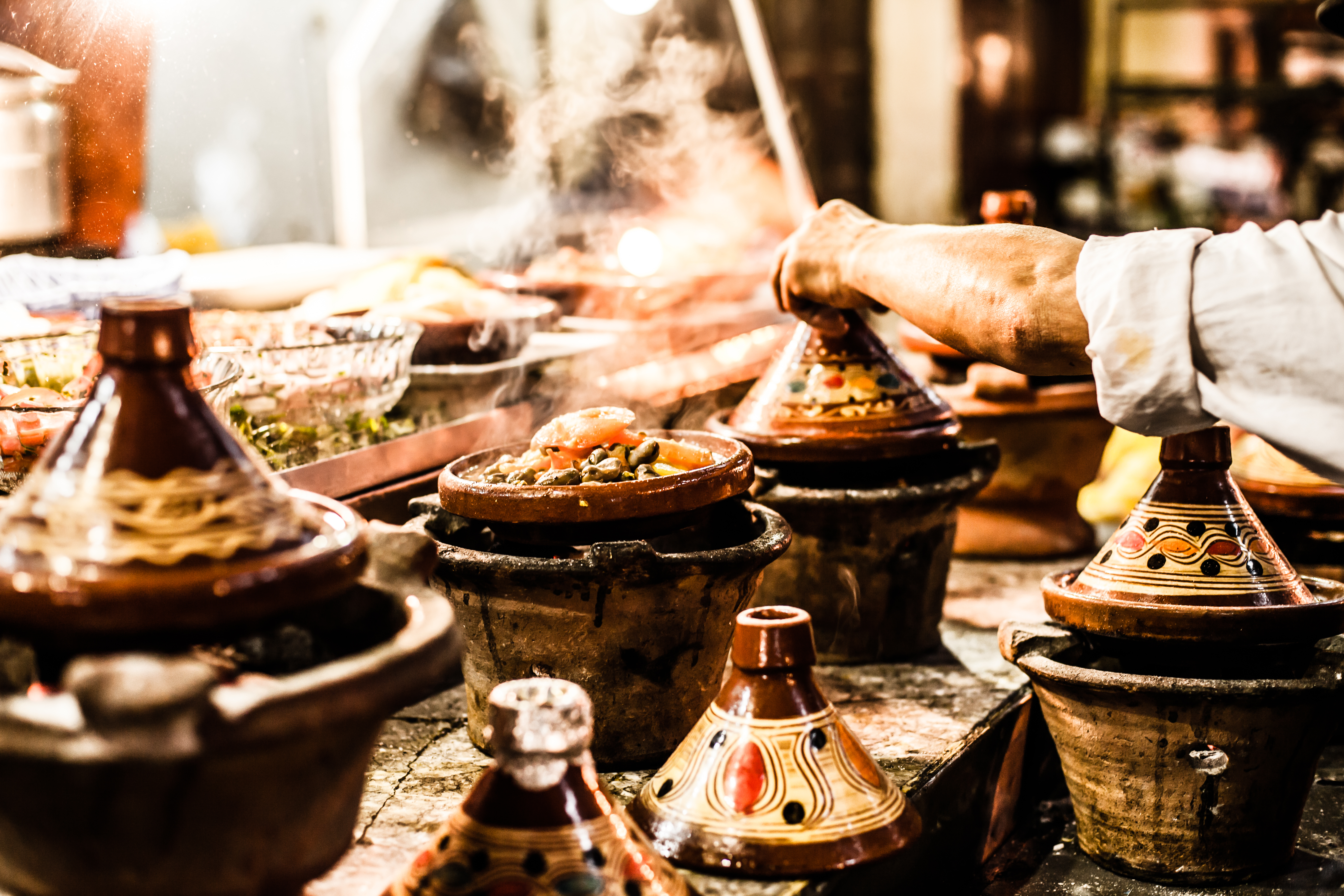 Colourful Moroccan Tagines