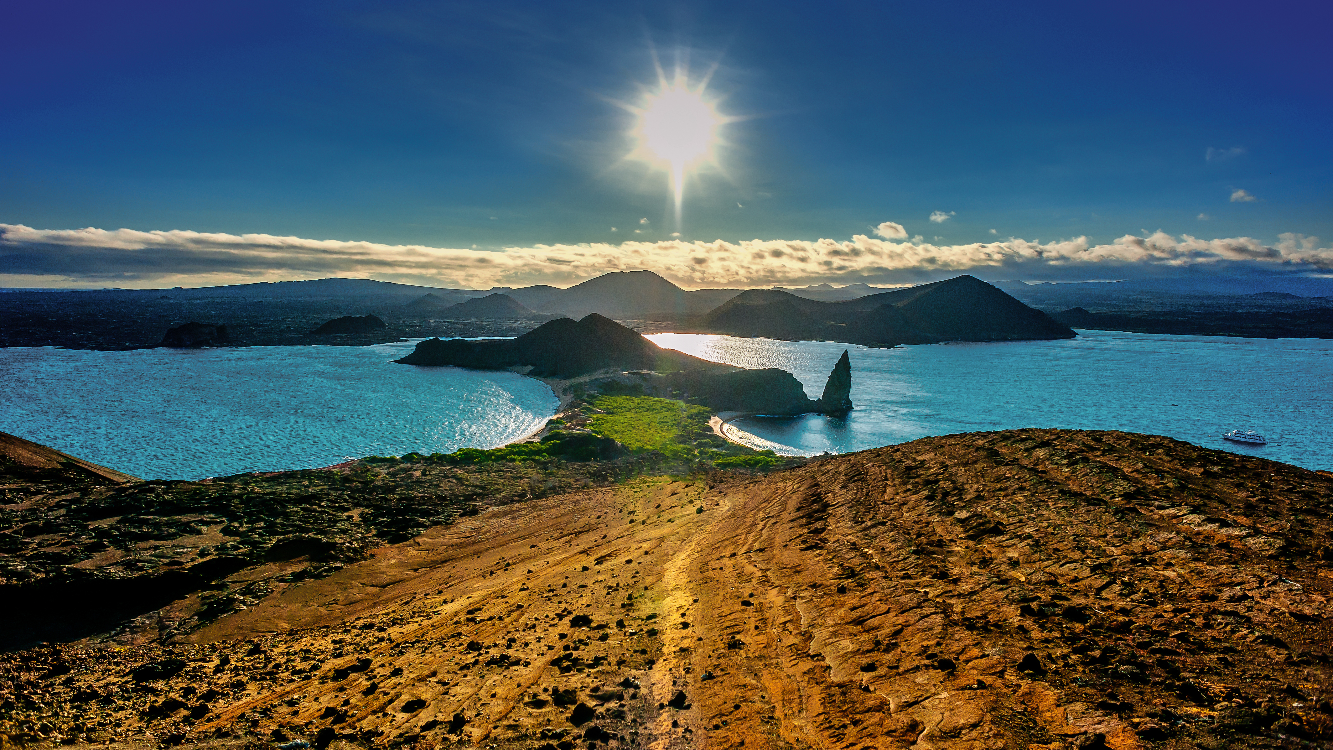 Galapagos Island Ecuador Shining Sun