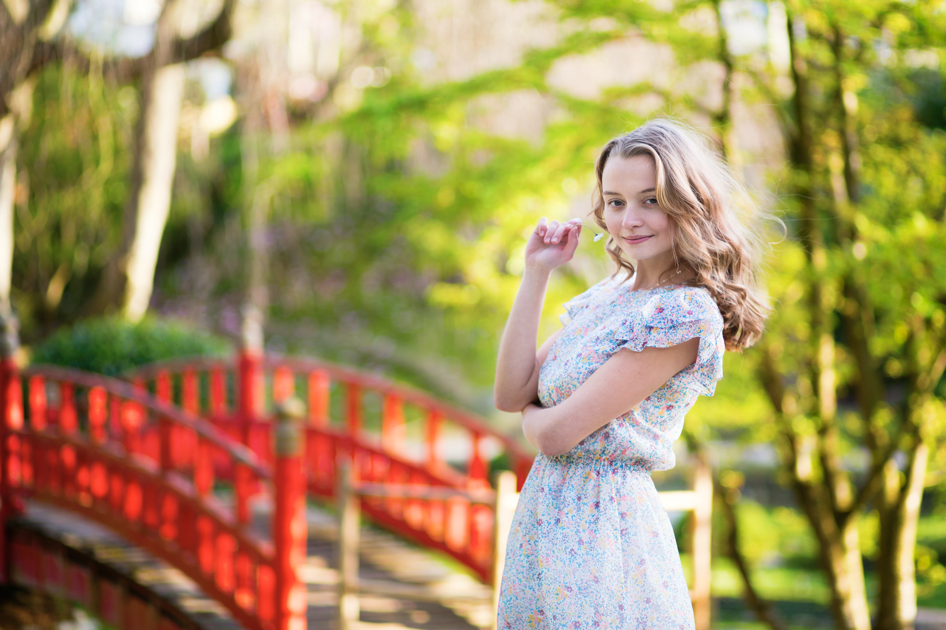 Young Attractive Female Tourist in Japan