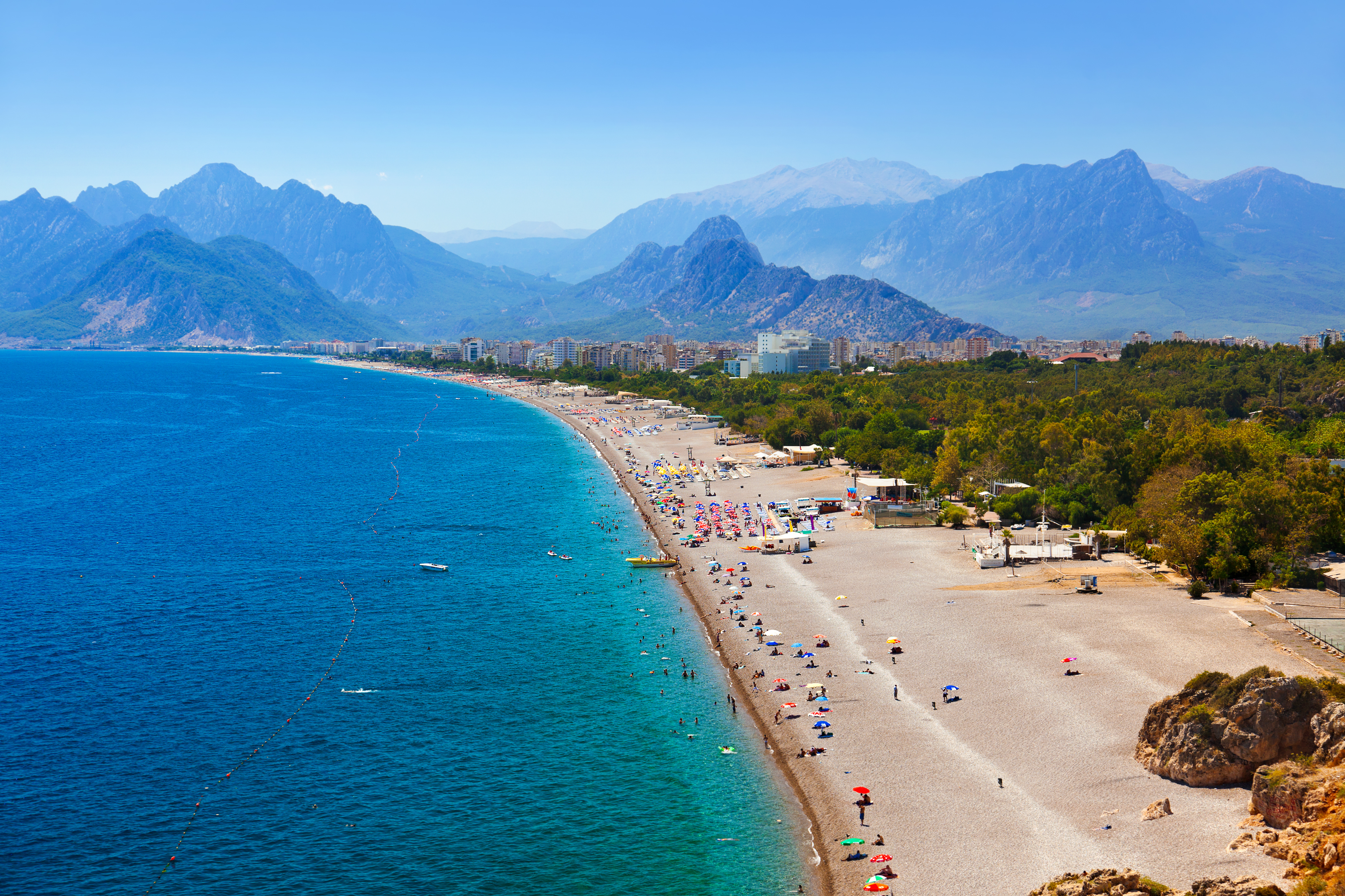 Beach at Antalya, Türkiye