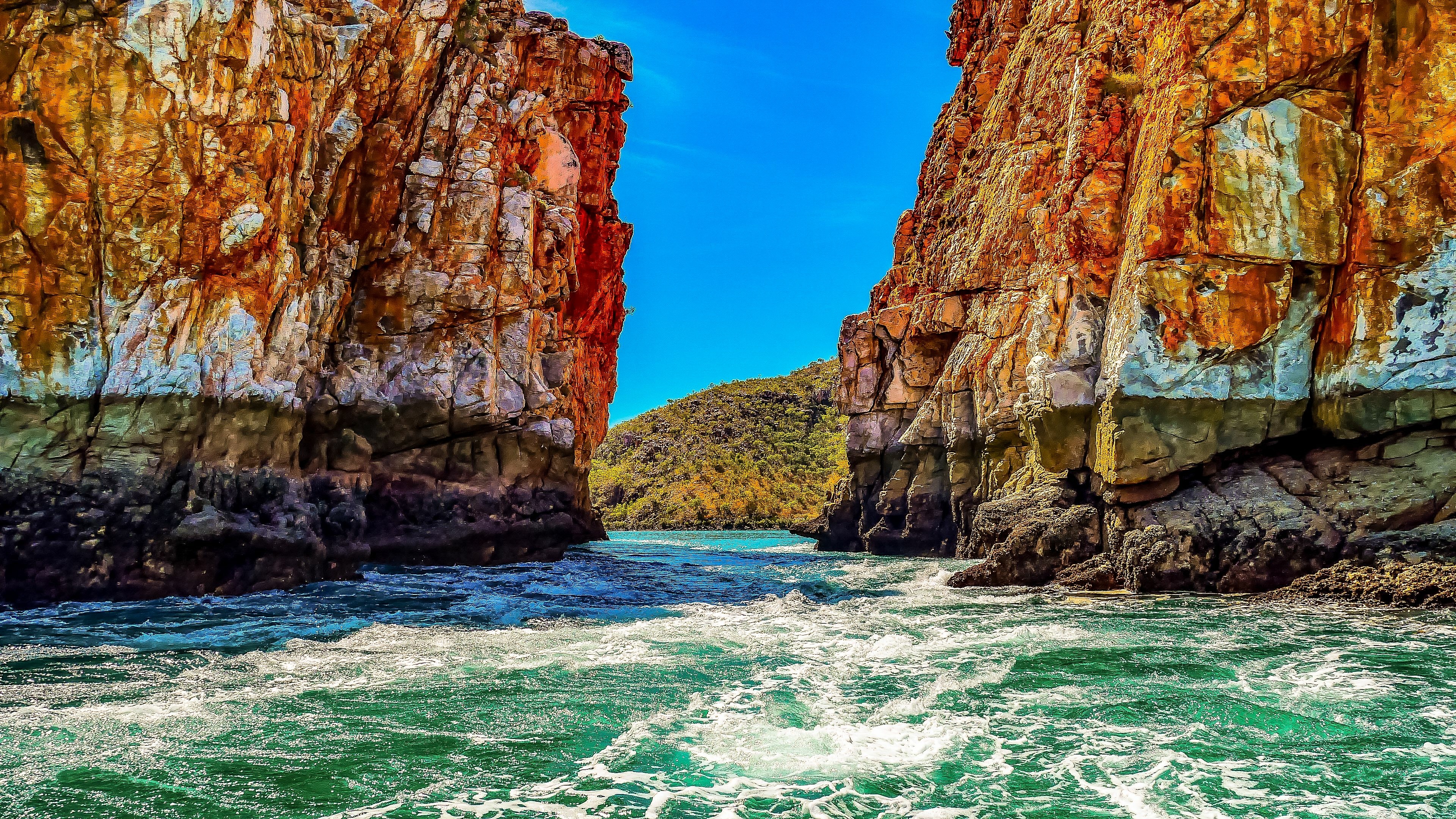 Scenic view of the Horizontal Falls