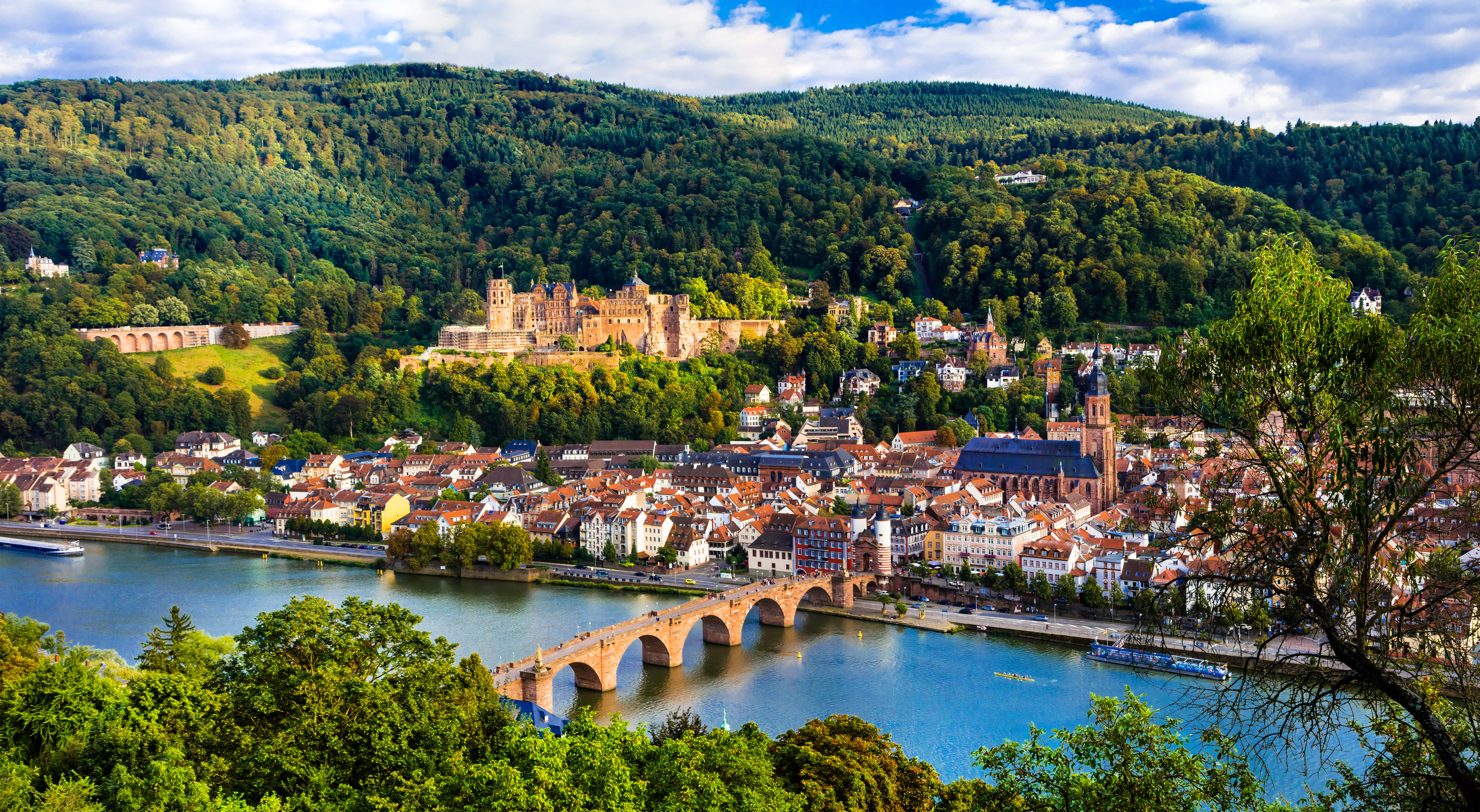 University City Heidelberg in Baden-Wurttemberg Land