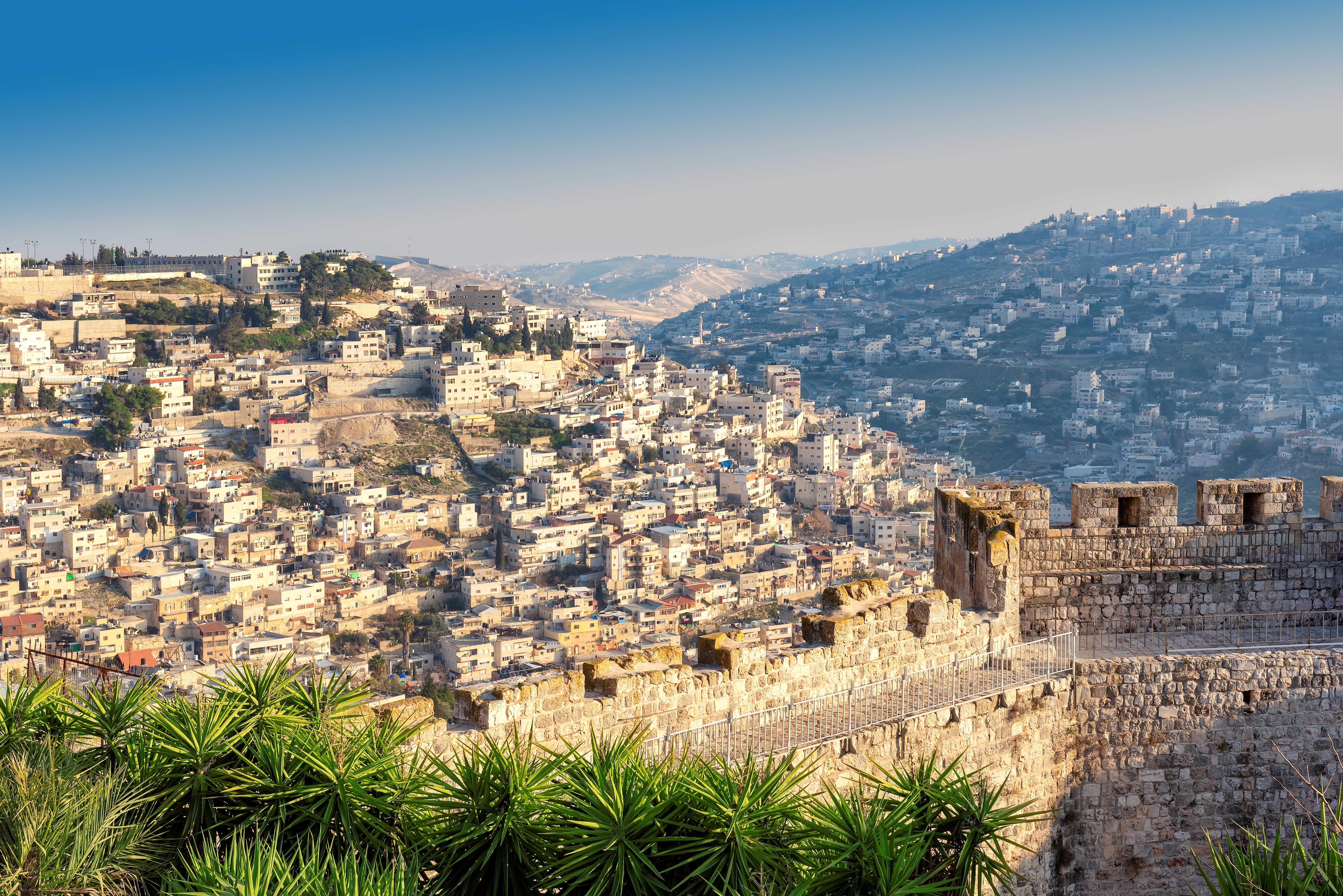 Jerusalem skyline at sunset, Israel
