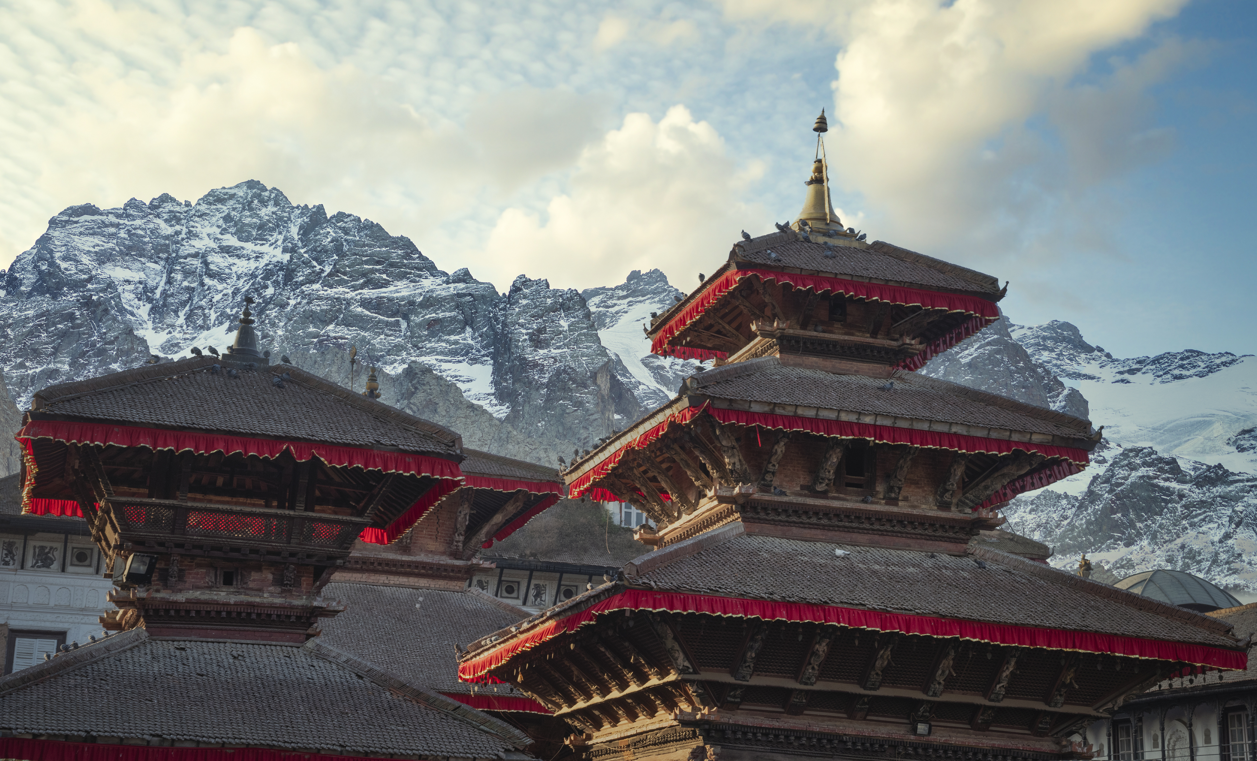 "Patan, the ancient Nepali city in the mountains of the Himalayas "