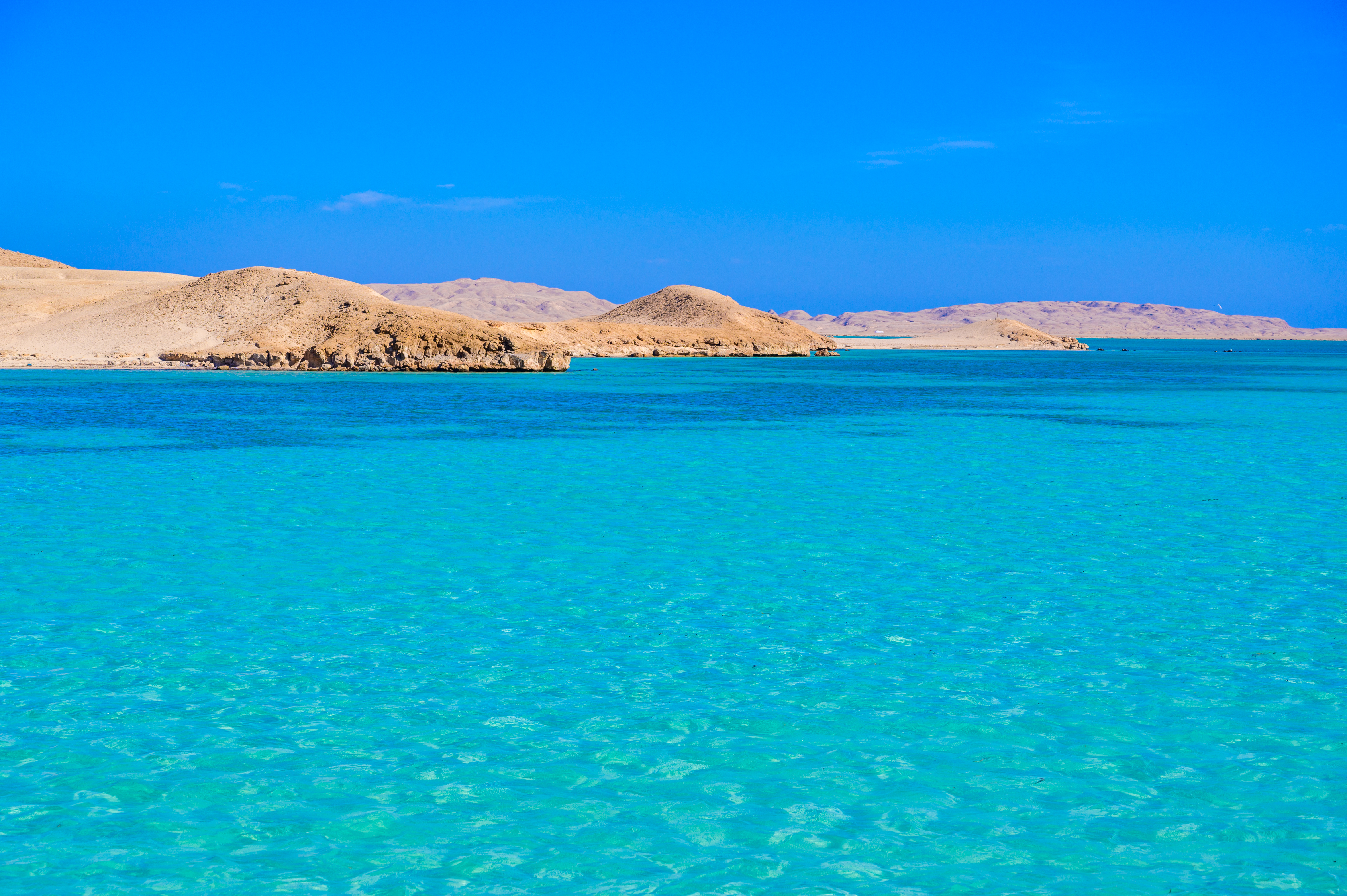 Orange Bay Beach with crystal clear azure water and white beach