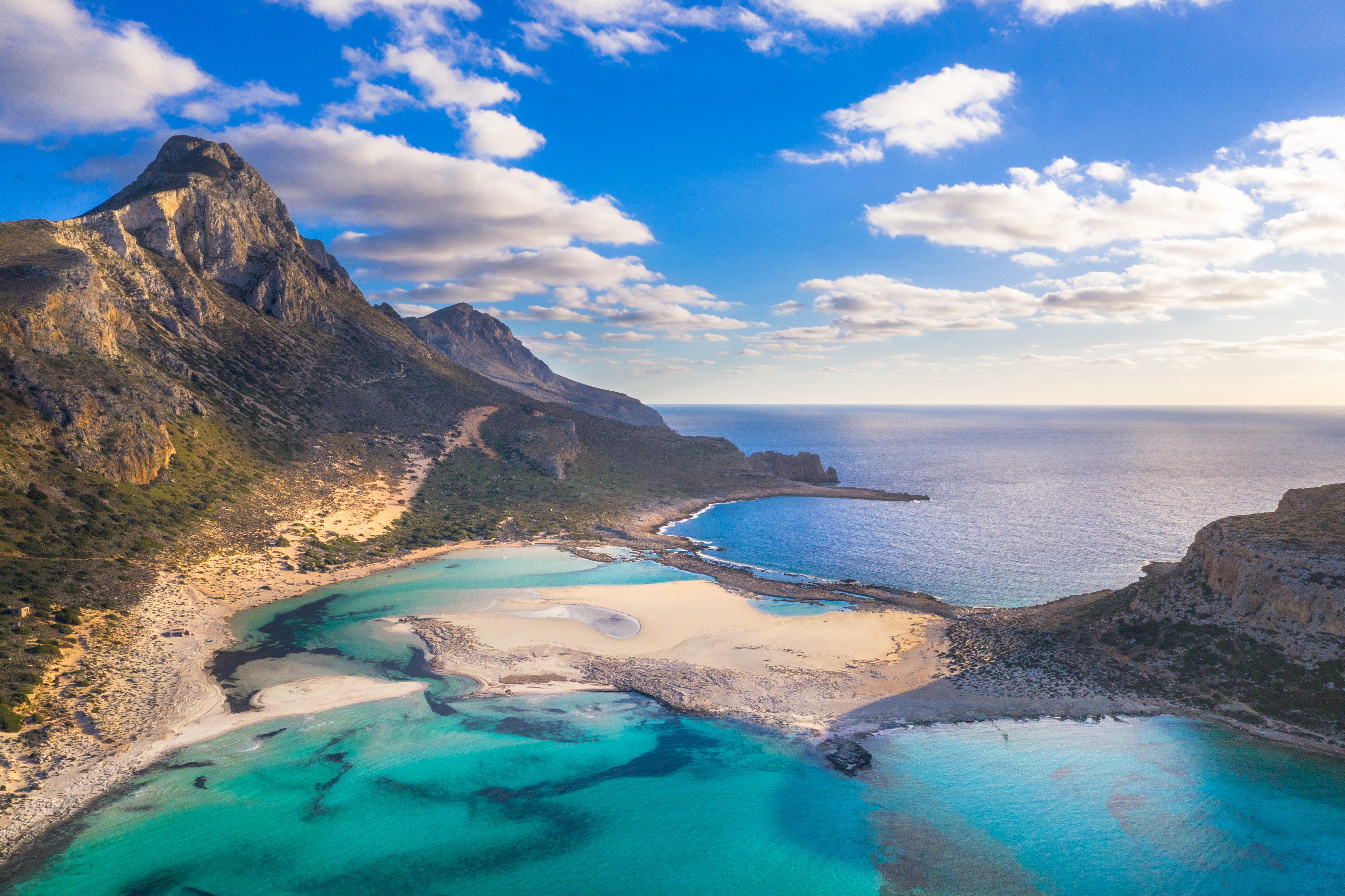 Amazing view of lagoon with magical turquoise waters, lagoons, tropical beaches of pure white sand