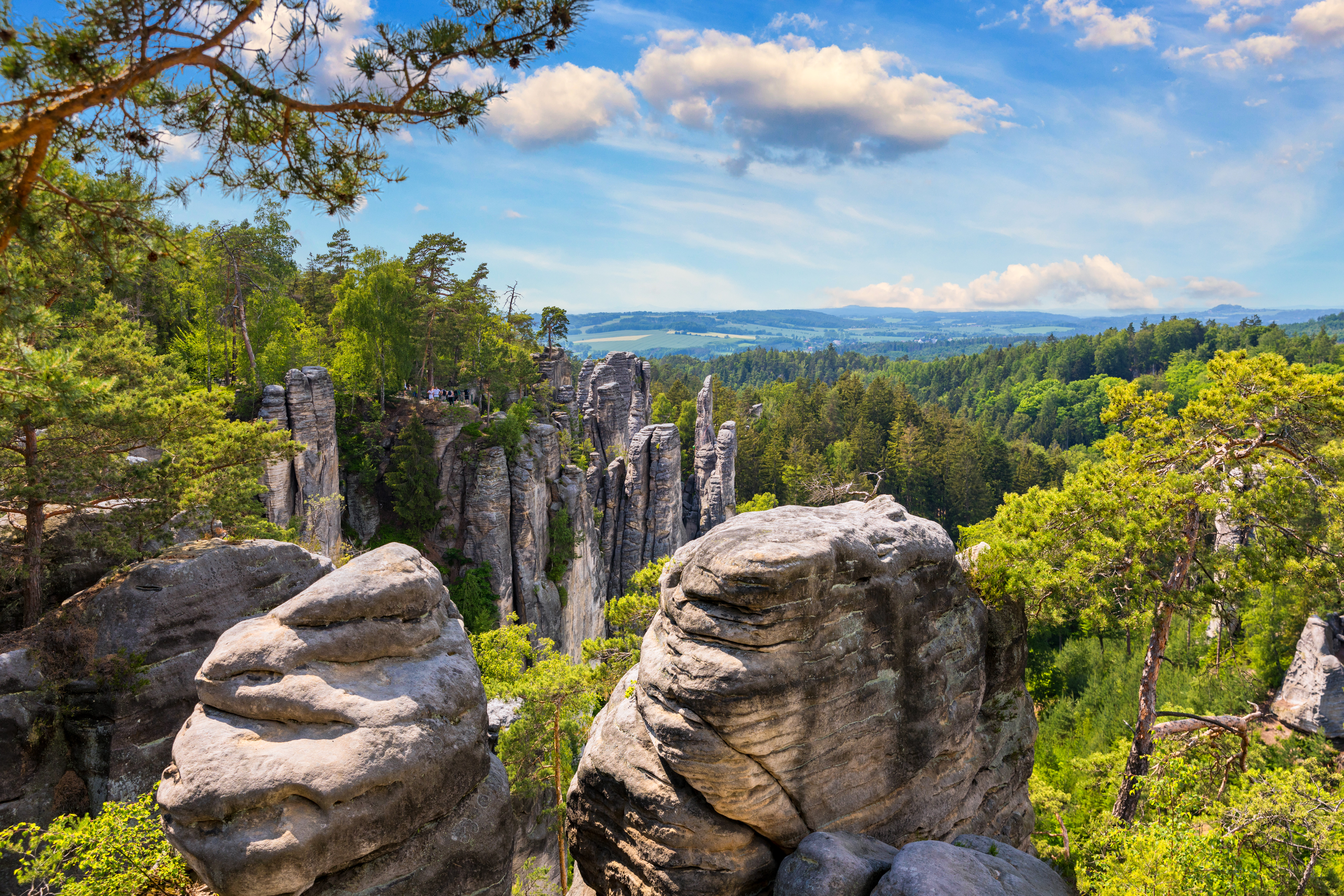 Prachov rocks (Prachovske skaly) in Cesky Raj region