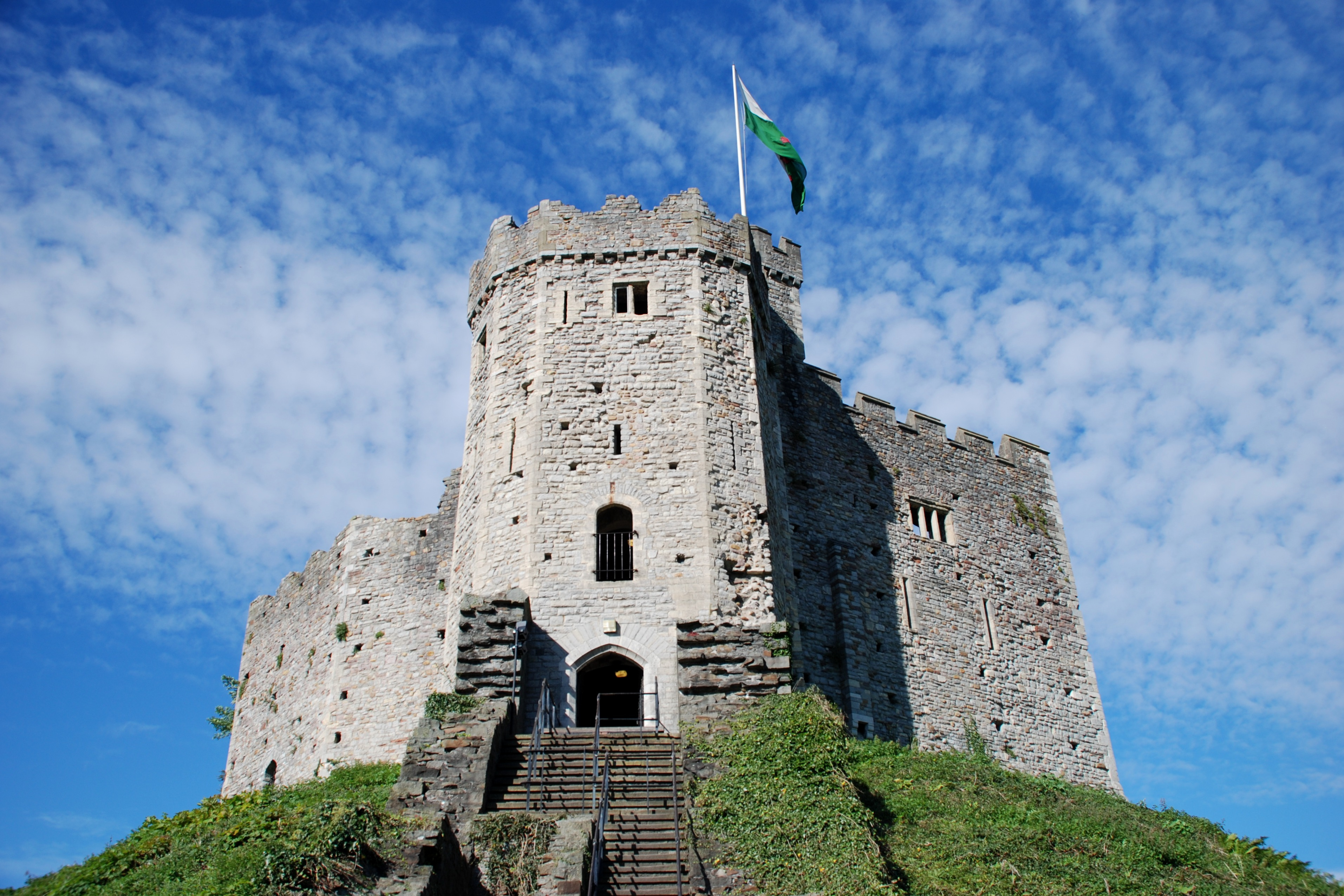 The Norman Keep, of Cardiff Castle