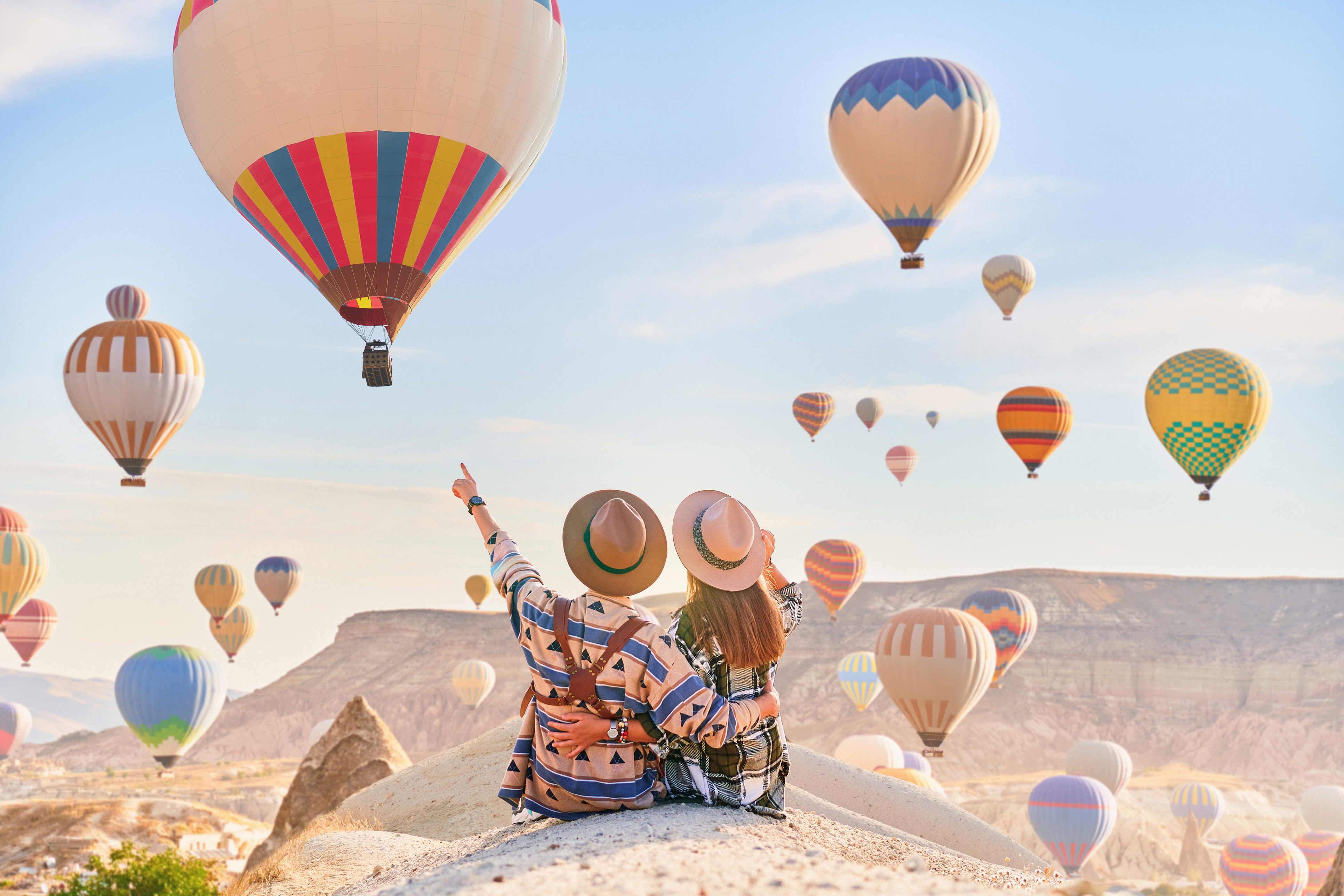 Hot air baloons in Cappadocia Turkey