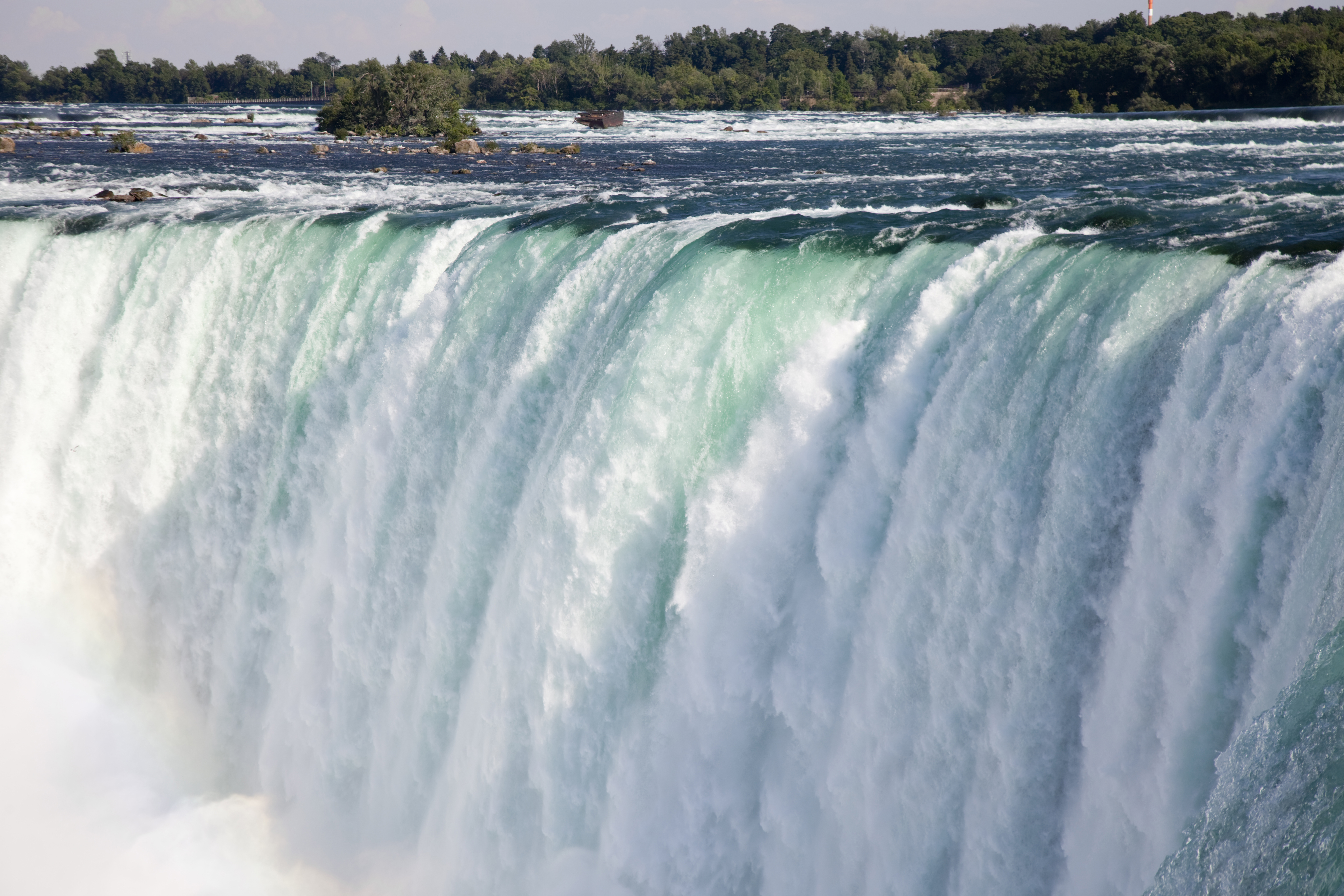 Niagara Falls close up from the Canadian side