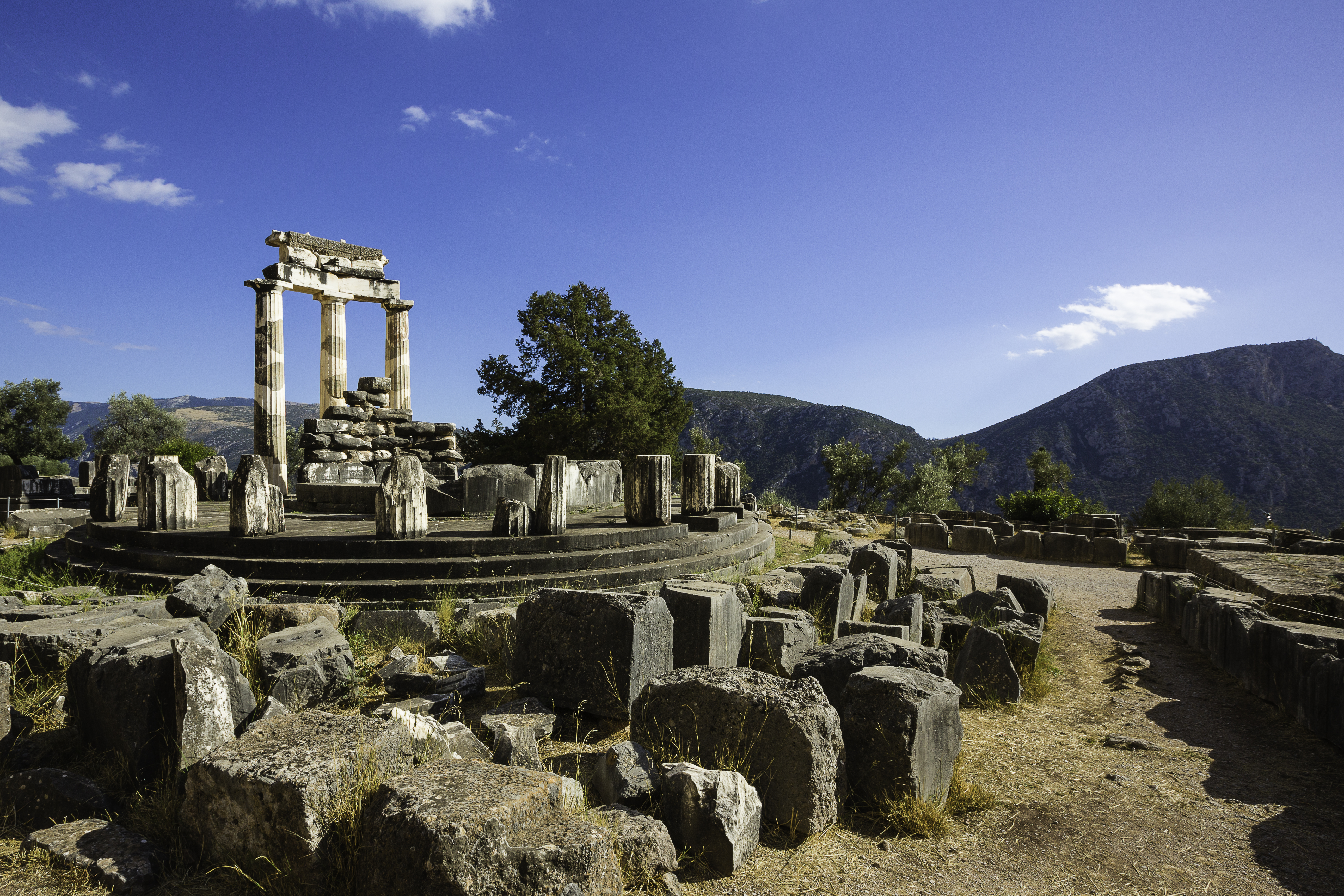 Tholos ruins and ancient structures