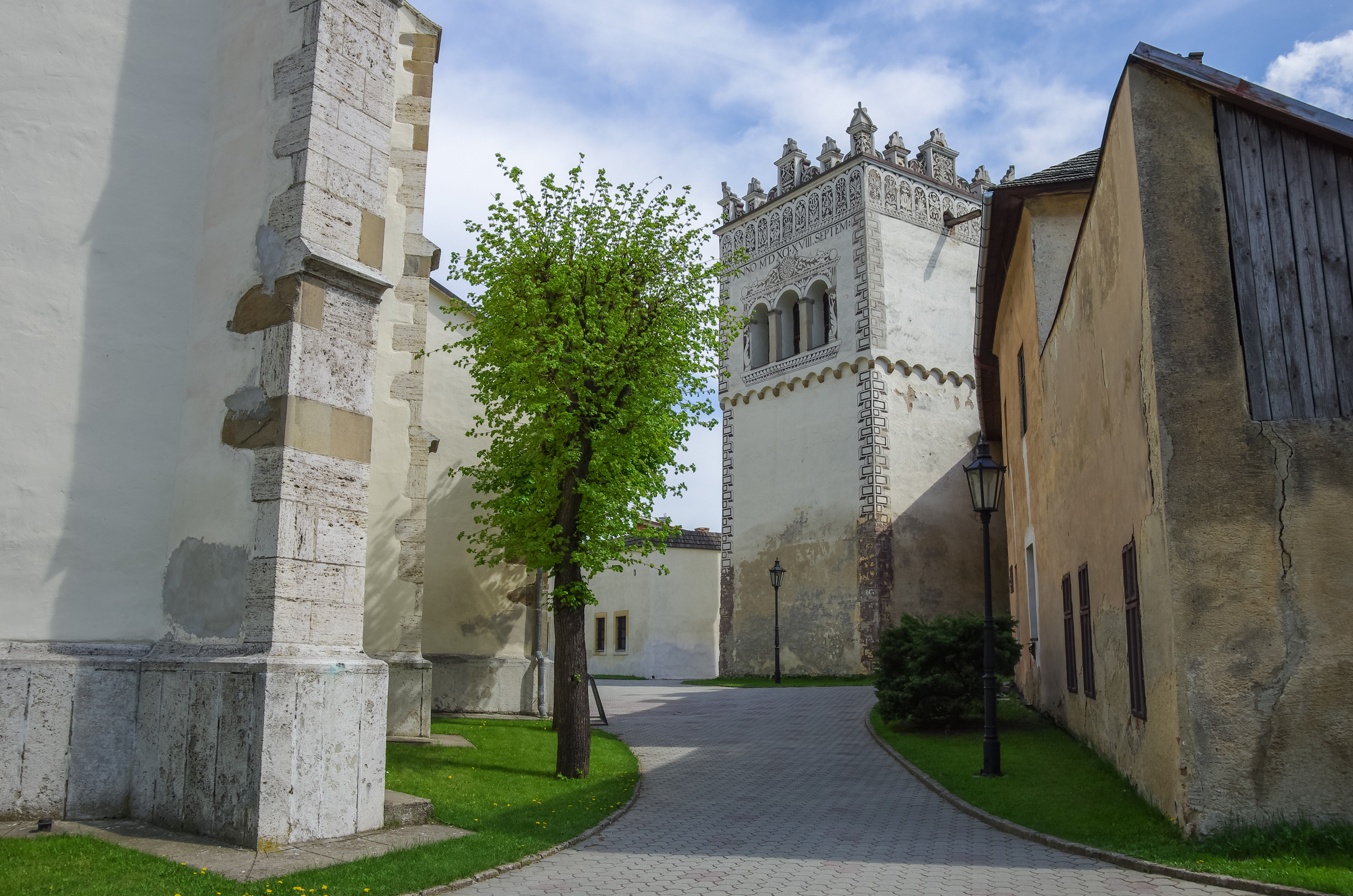 Medieval basilica of the Holy Cross - bell tower