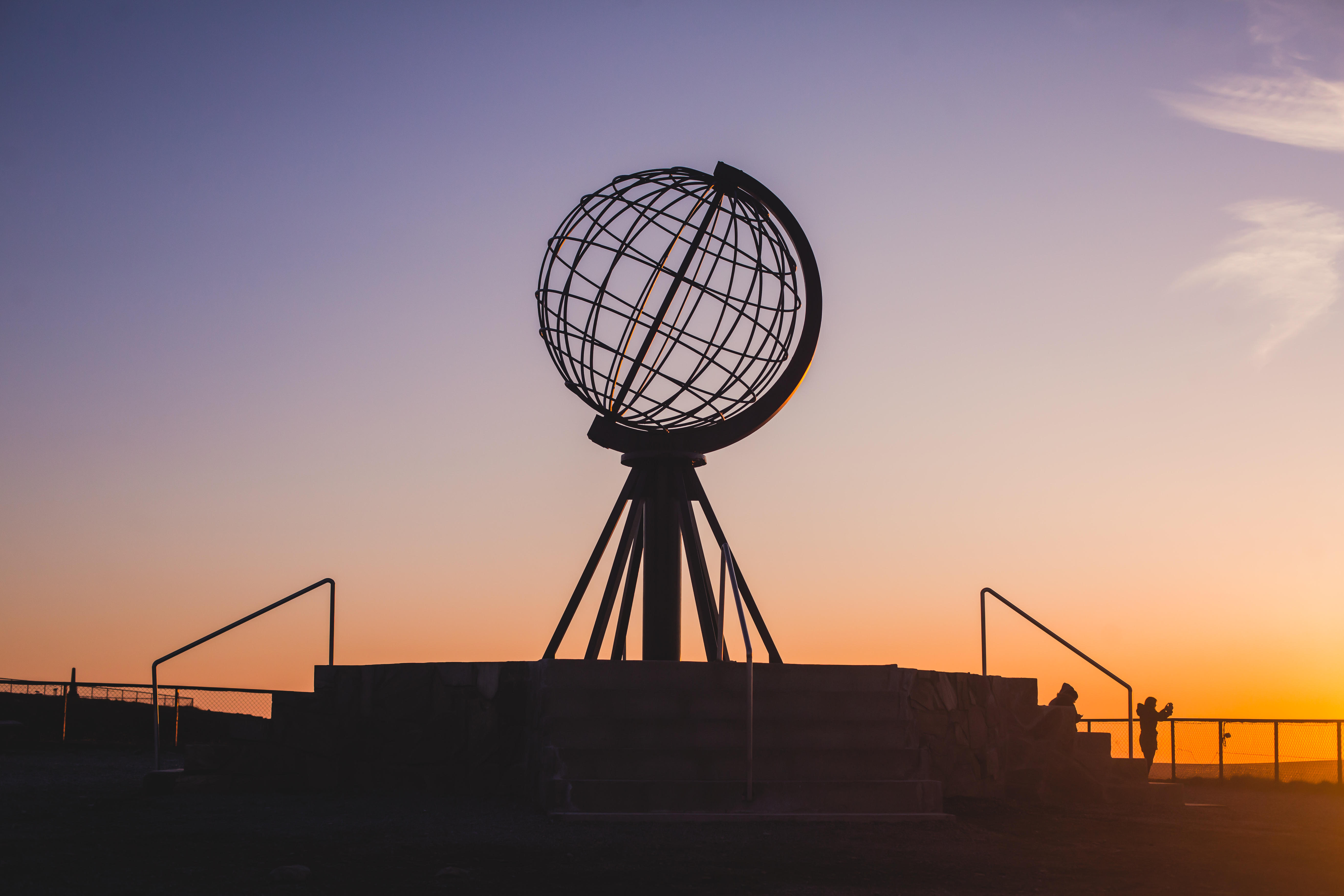 View of Nordkapp, the North Cape
