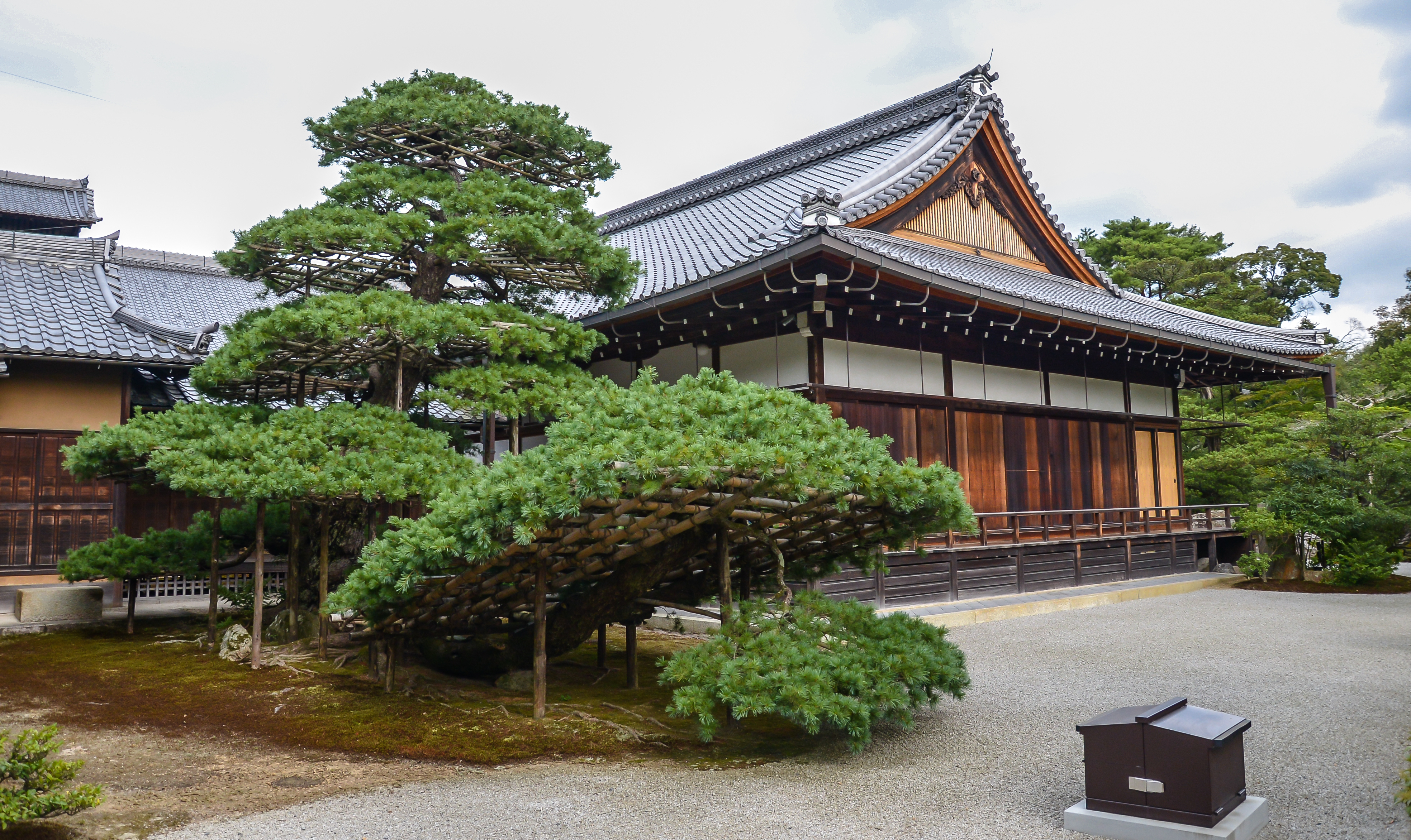 Hojo House is few steps away from the Golden Pavilion of Kyoto, Japan