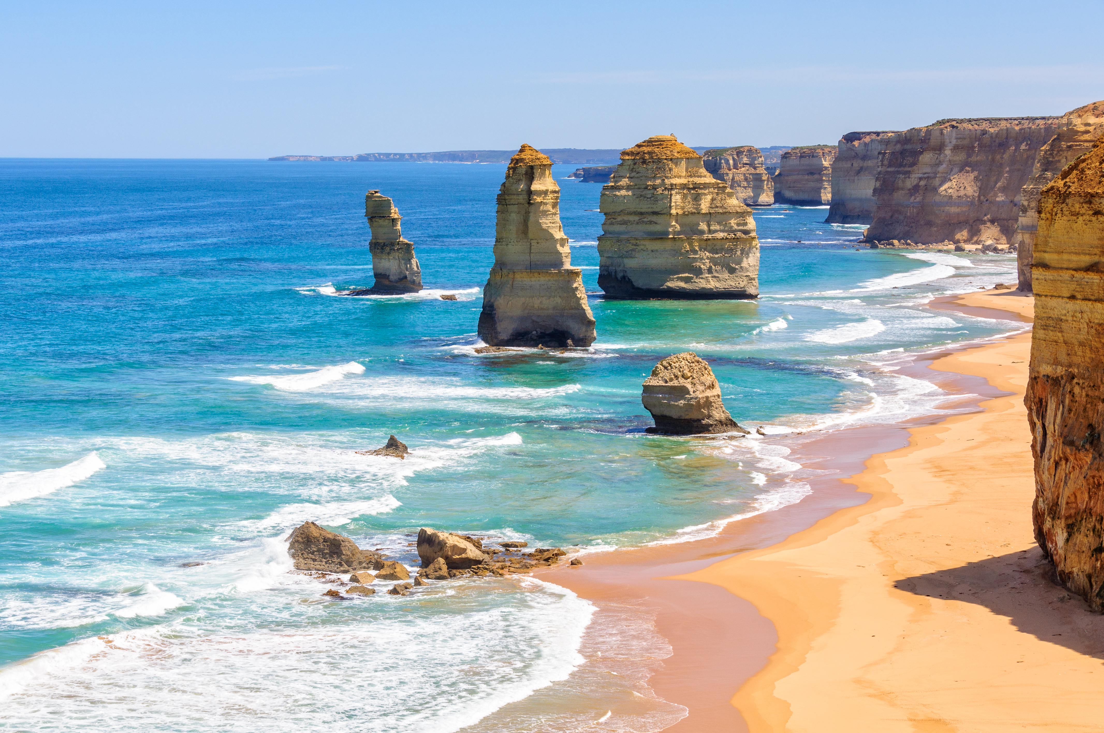 The Twelve Apostles along the Great Ocean Road - Port Campbell, Victoria, Australia