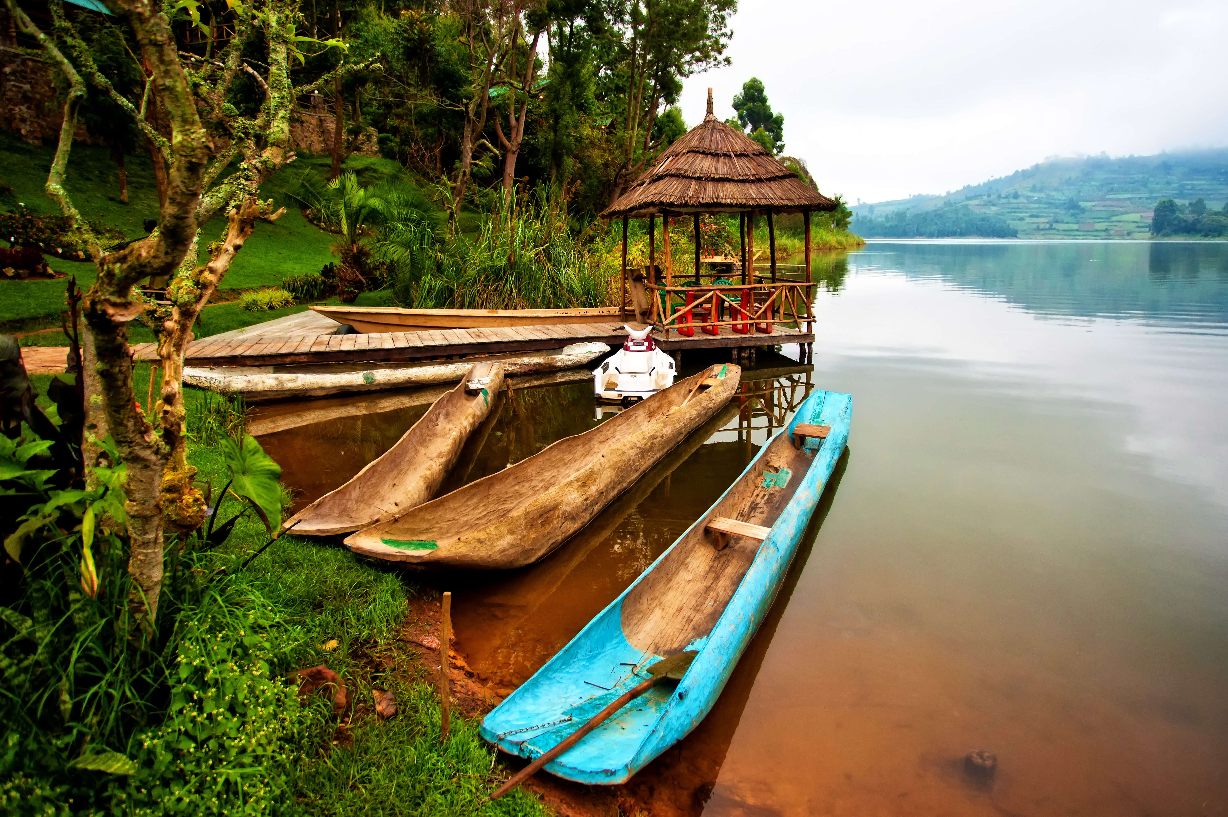 Lake Bunyonyi in Uganda
