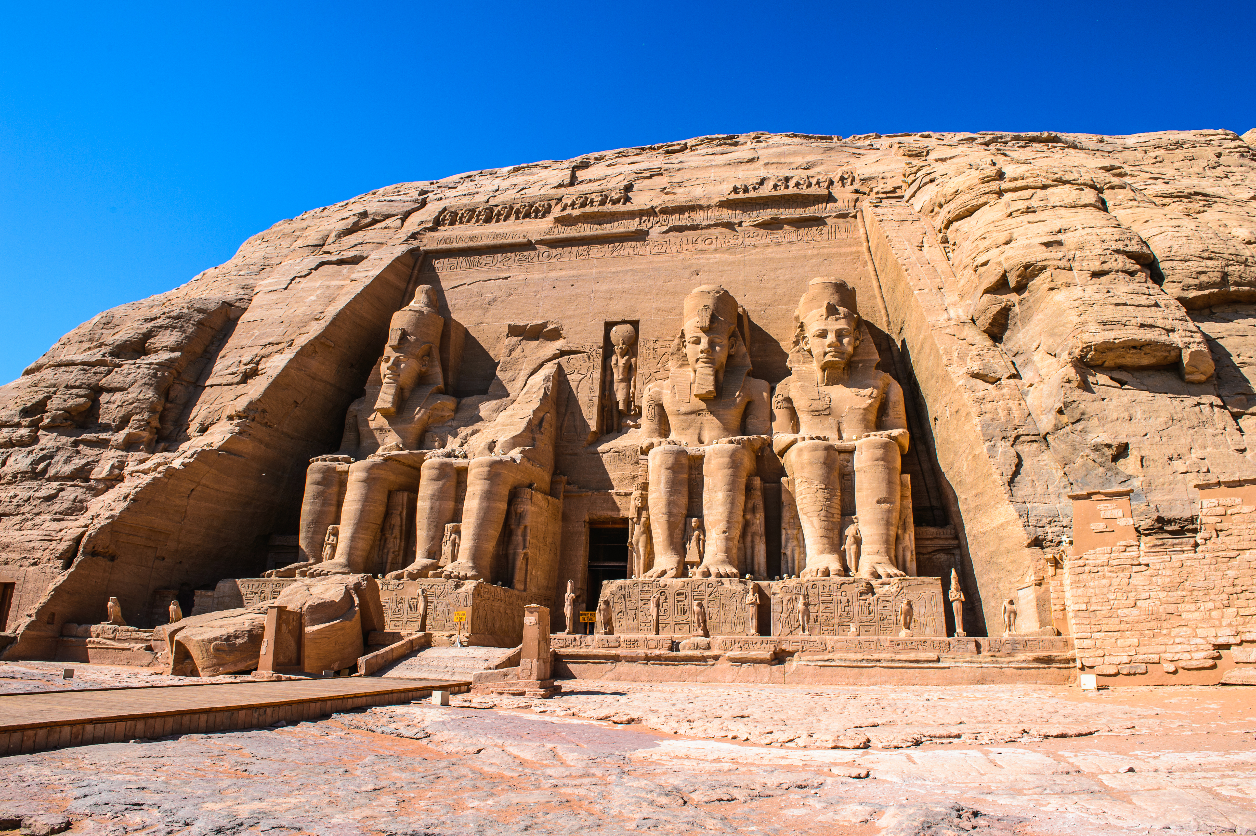 Colossus of The Great Temple of Ramesses II, Abu Simbel, Egypt