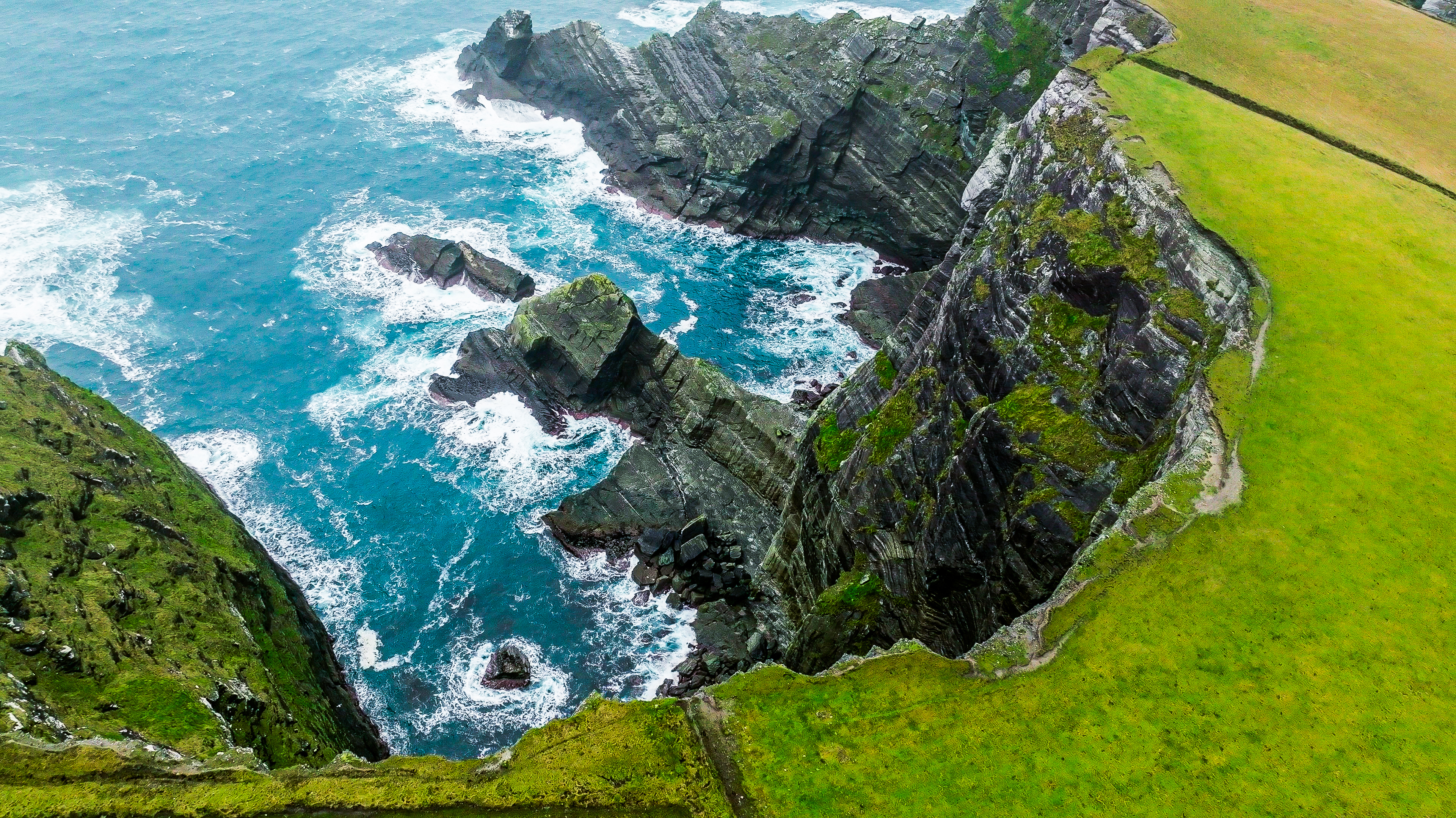 Cliffs of moher aerial