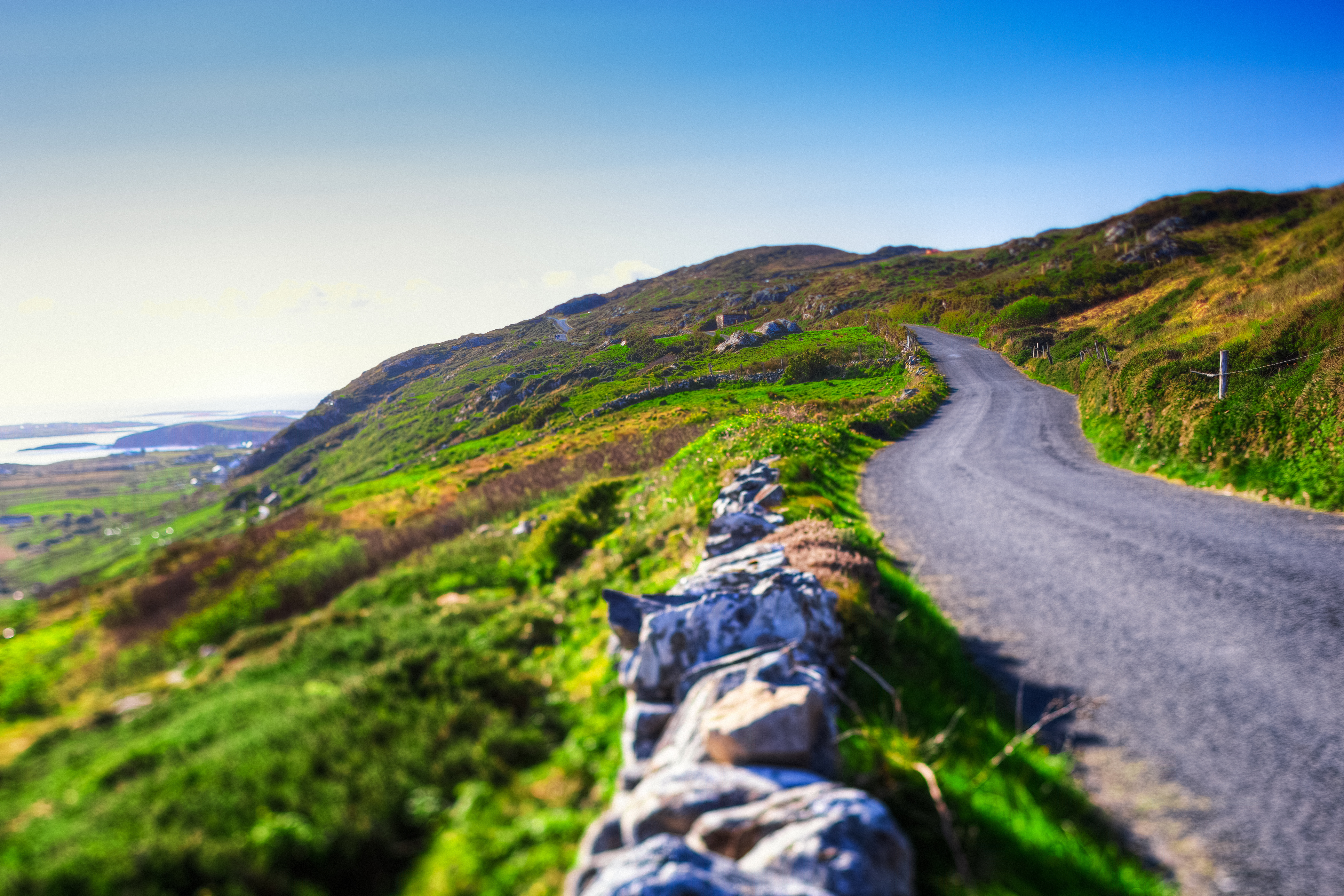 Sky Road located in Clifden, Connemara, Ireland.