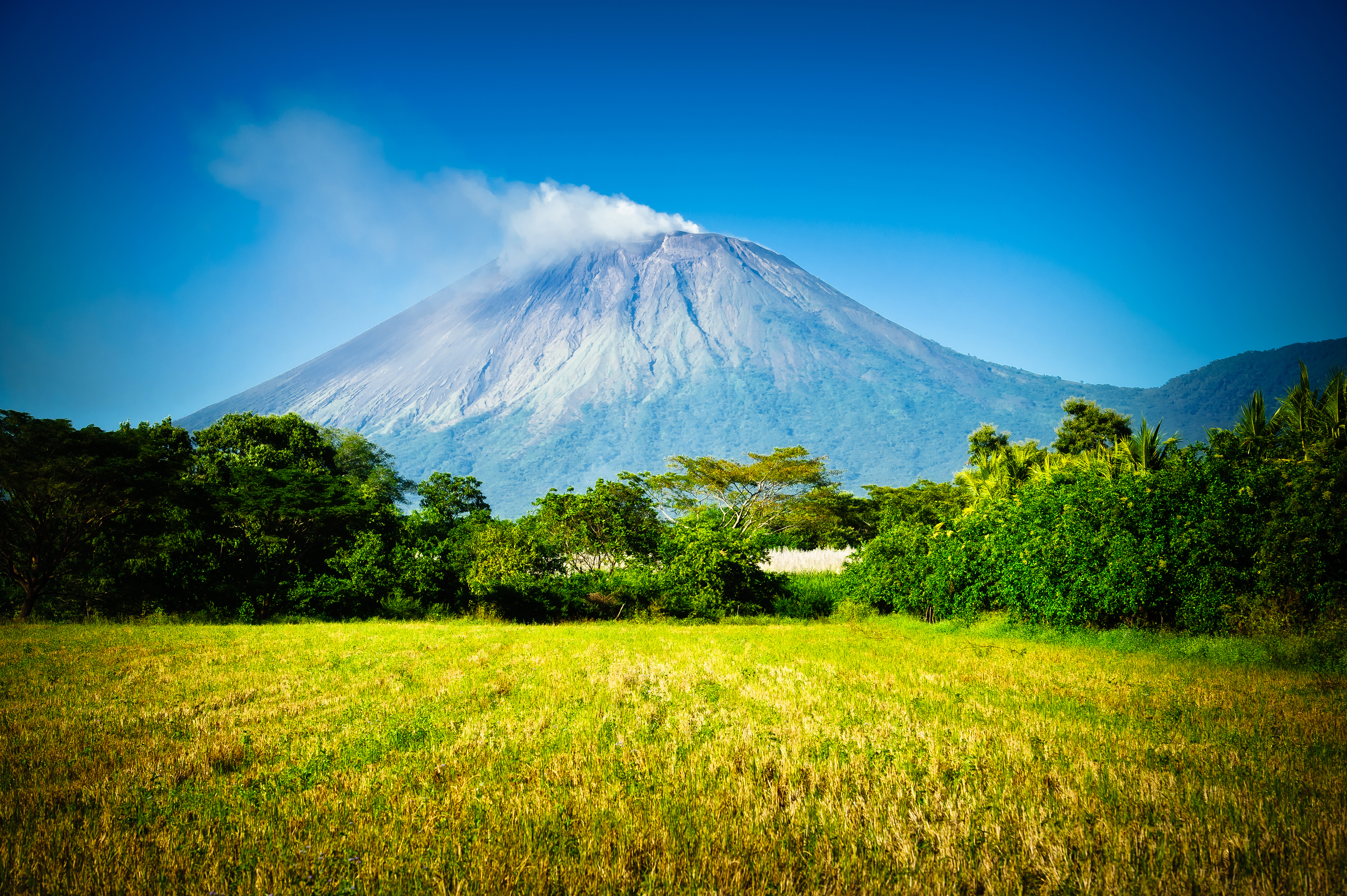 San Cristobal Volcano Located in Nicaragua.