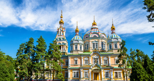 Ascension Cathedral, Panfilov park, Almaty, Kazakhstan