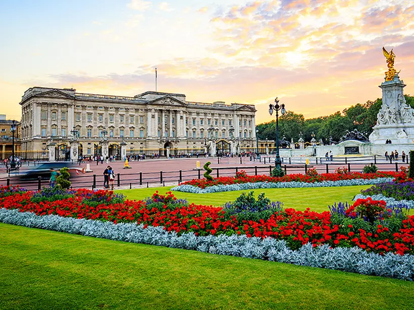Reach out to royalty by making a stop at Buckingham Palace, the official residence of the King