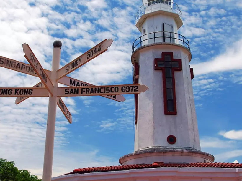 Corregidor Lighthouse located at the entrance of Manila Bay