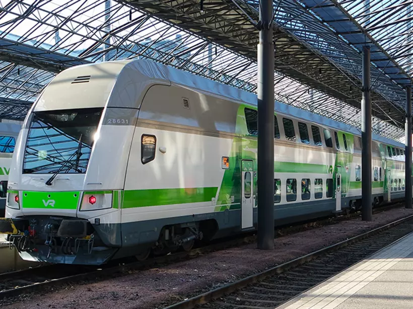 Railway station in Helsinki