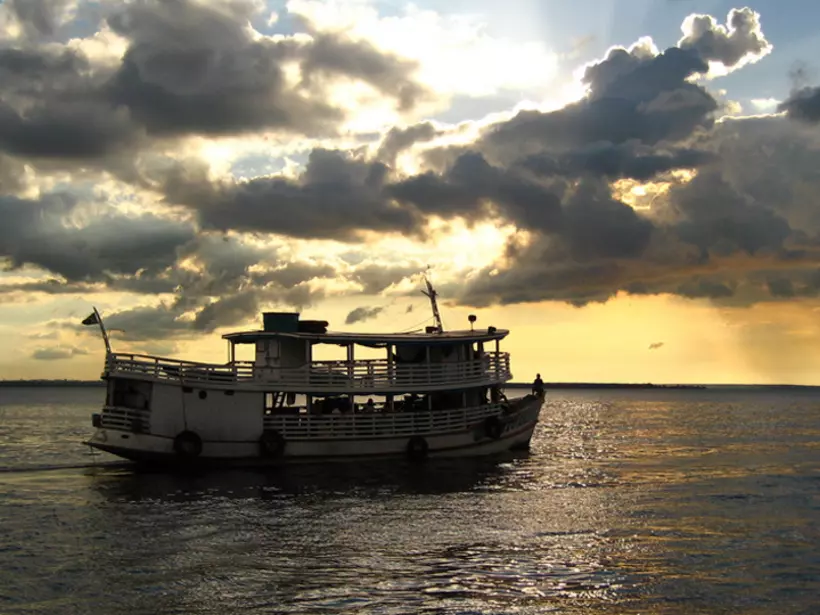 Sunset over the Rio Negro