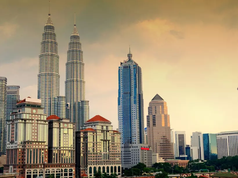 Kuala Lumpur city skyline