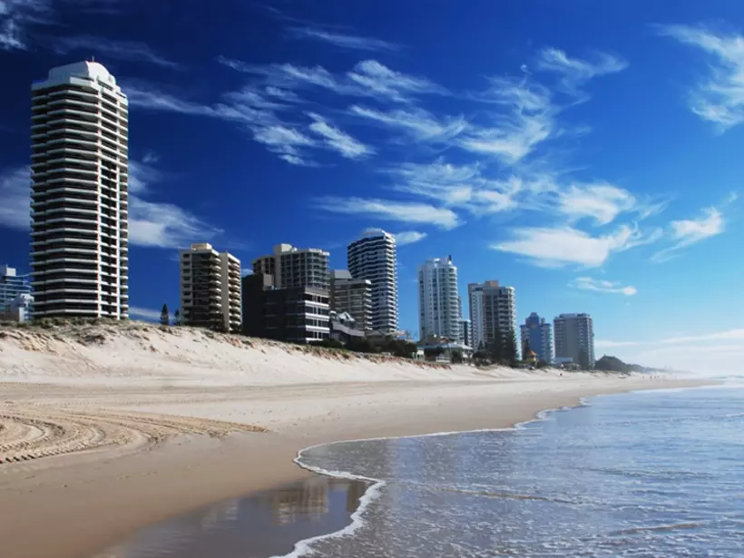 The famous beaches of the Gold Coast The famous beaches of the Gold Coast