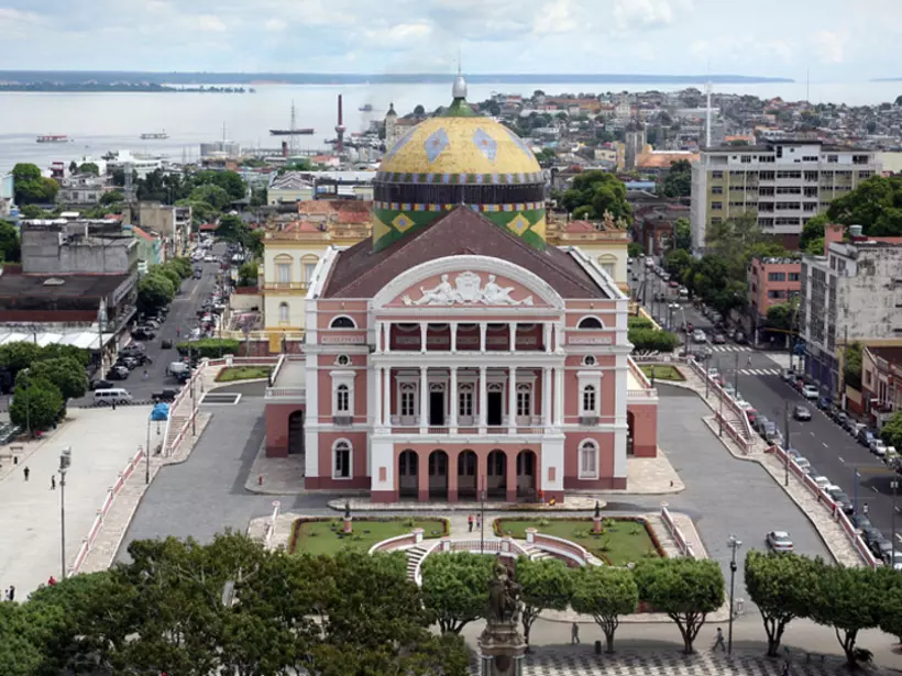 The famous Teatro Amazonas in Manaus is a great photo opportunity on your Brazil vacation