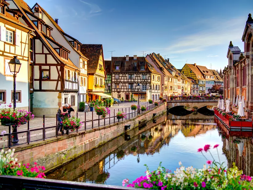 Admire the unique architecture present in Alsace