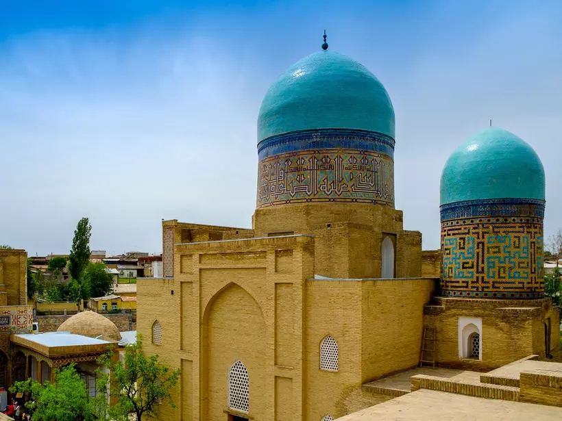 Shah-i-zinda memorial complex, Necropolis in Samarkand, Uzbekistan