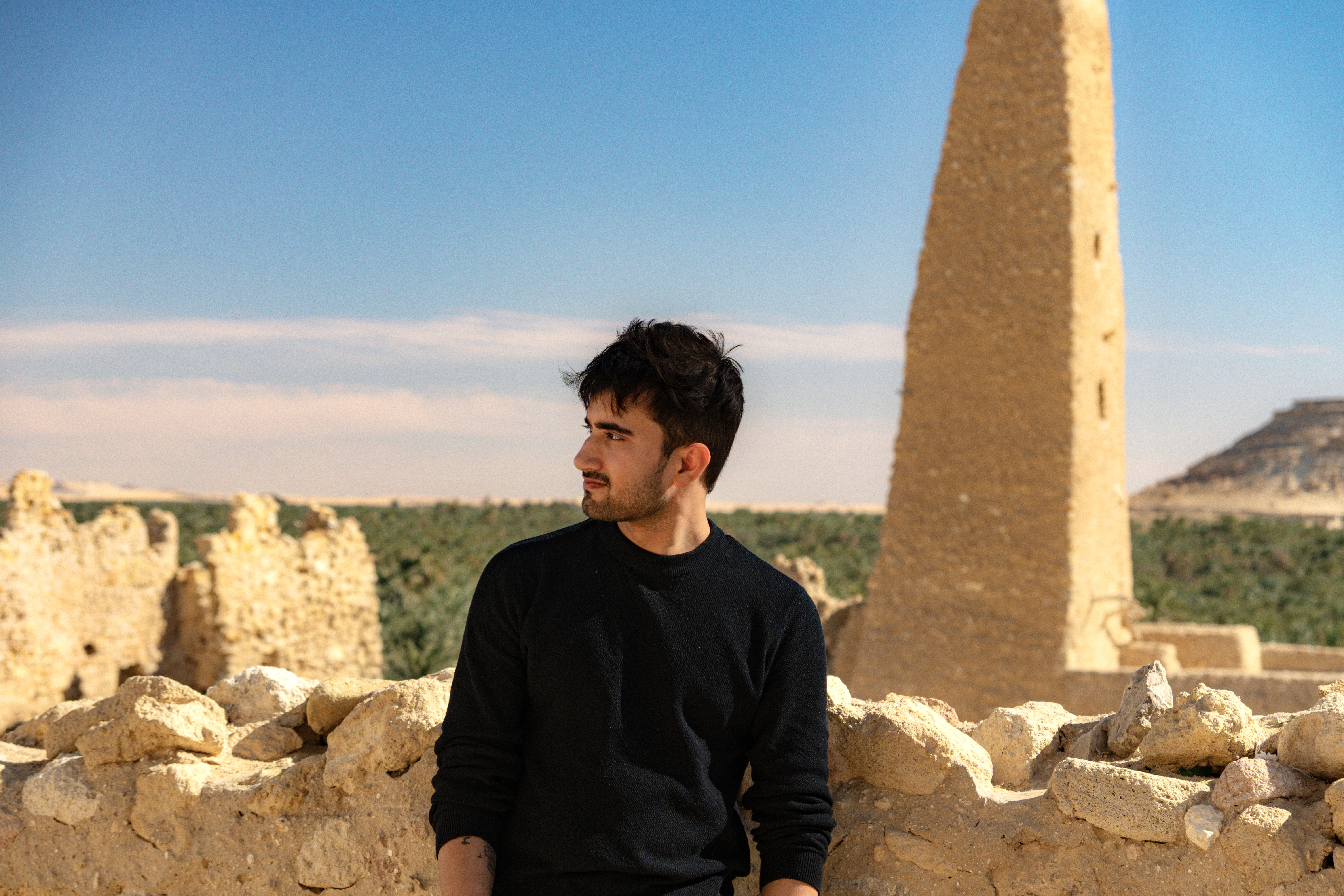 view of ashok kumar in Egypt