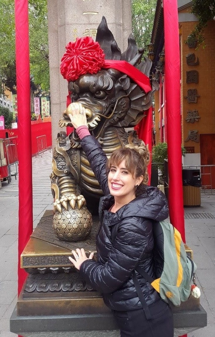 Clara Belluco on vacation in Asia